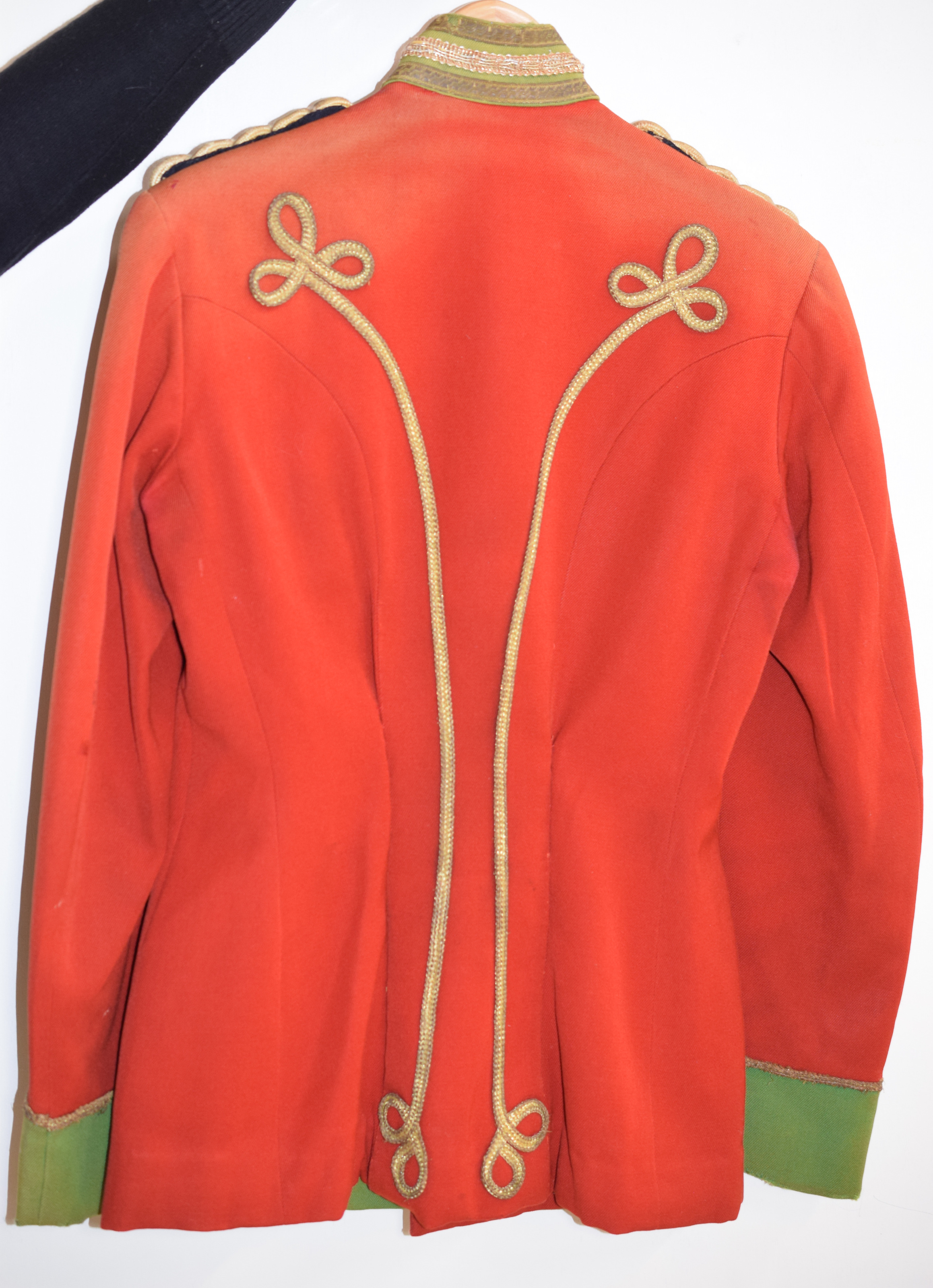 Antique Military Jacket In Red With Green Panelling c1840/60s - Image 2 of 5