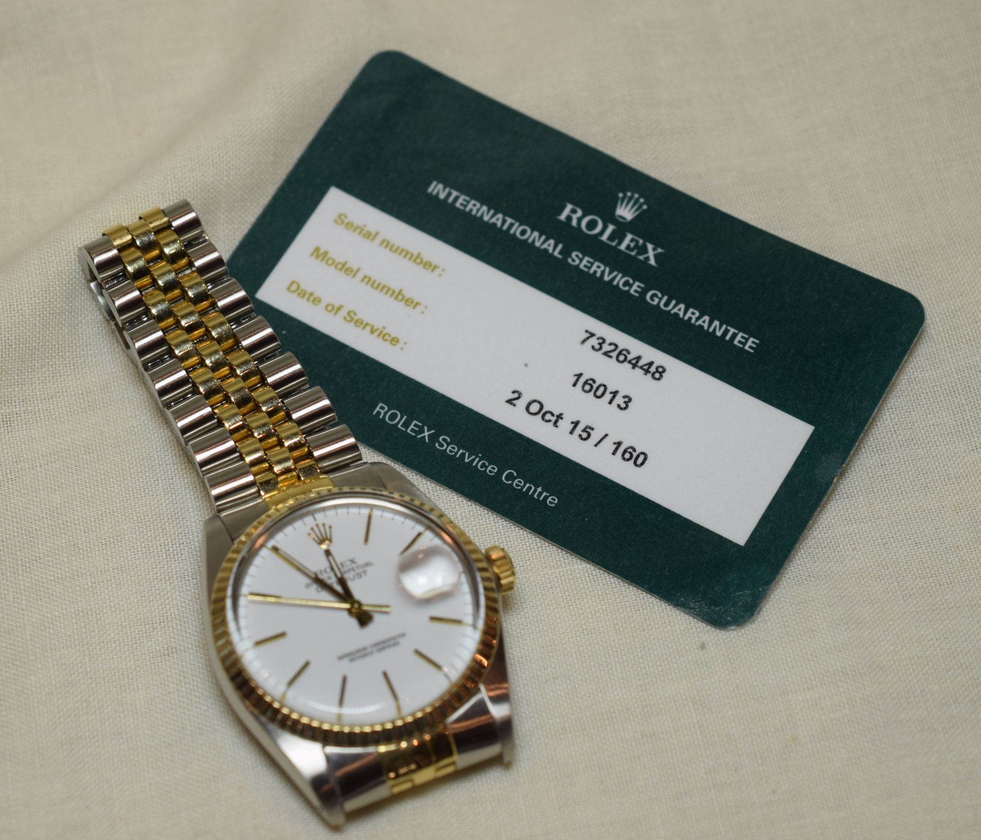 Rolex Oyster Perpetual Datejust 18ct Gold And Stainless Steel Chronometer ***reserve lowered***