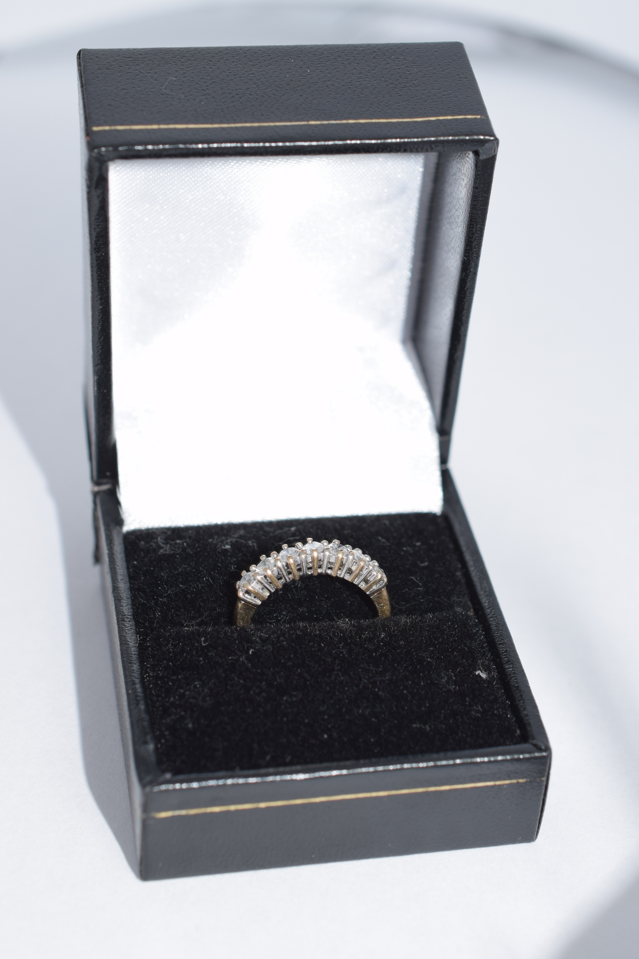 Diamond Eternity Ring Total Carat Weight 0.50 Carat On 9ct Gold Band - Image 4 of 4