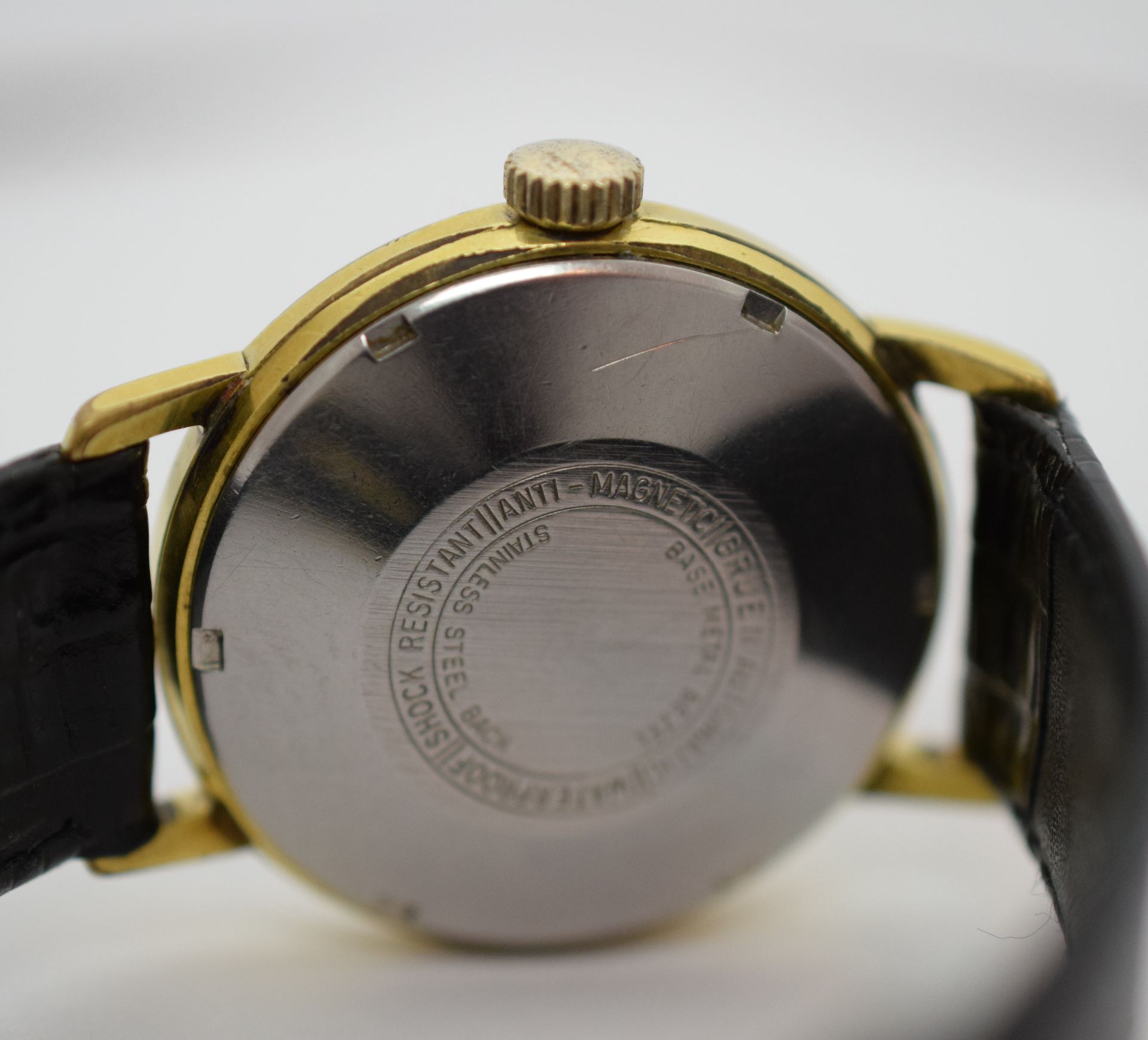 Gruen Precision Gentleman's Automatic Wristwatch Black Dial - Image 5 of 8