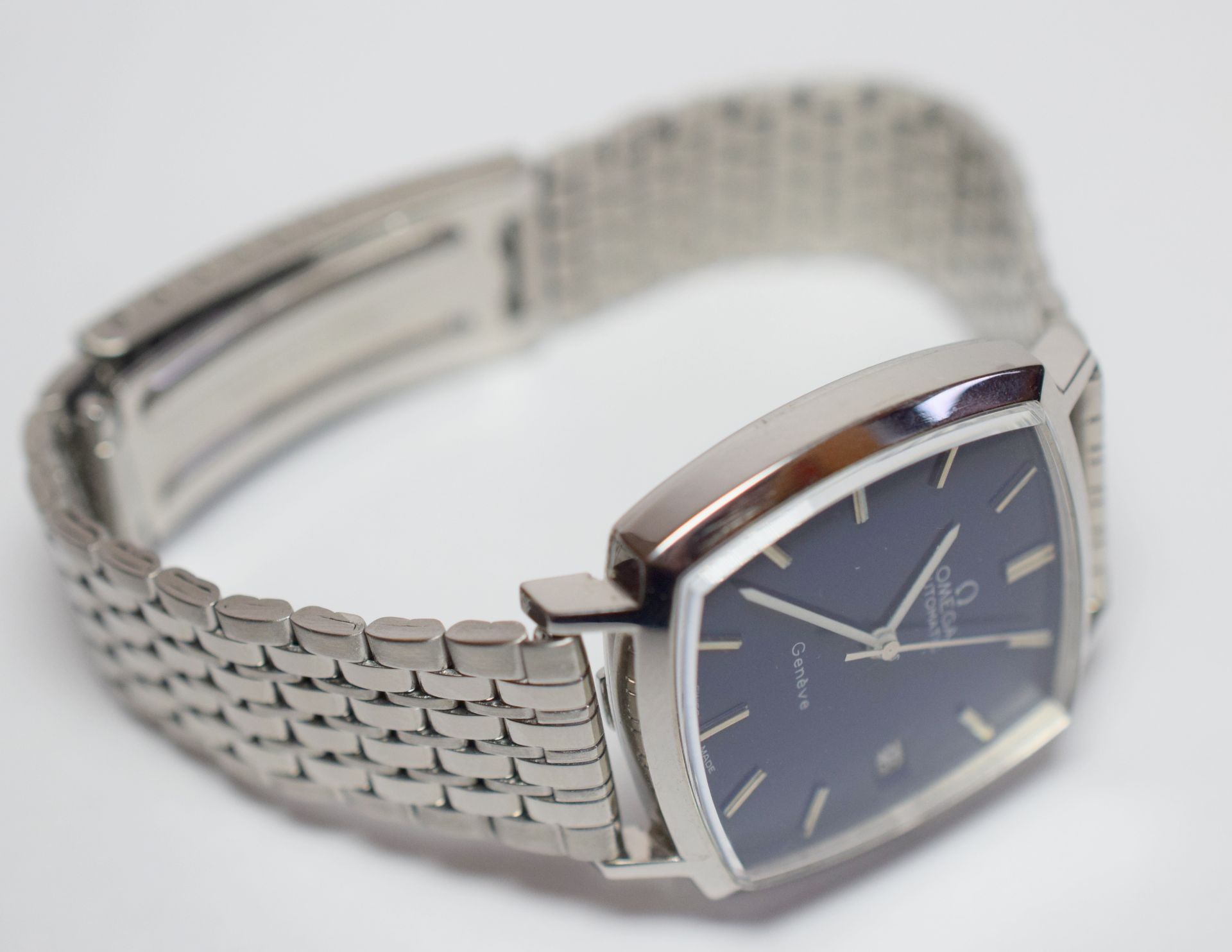 Omega Geneve Automatic c1973 With Rare Square Blue Dial - Image 3 of 11