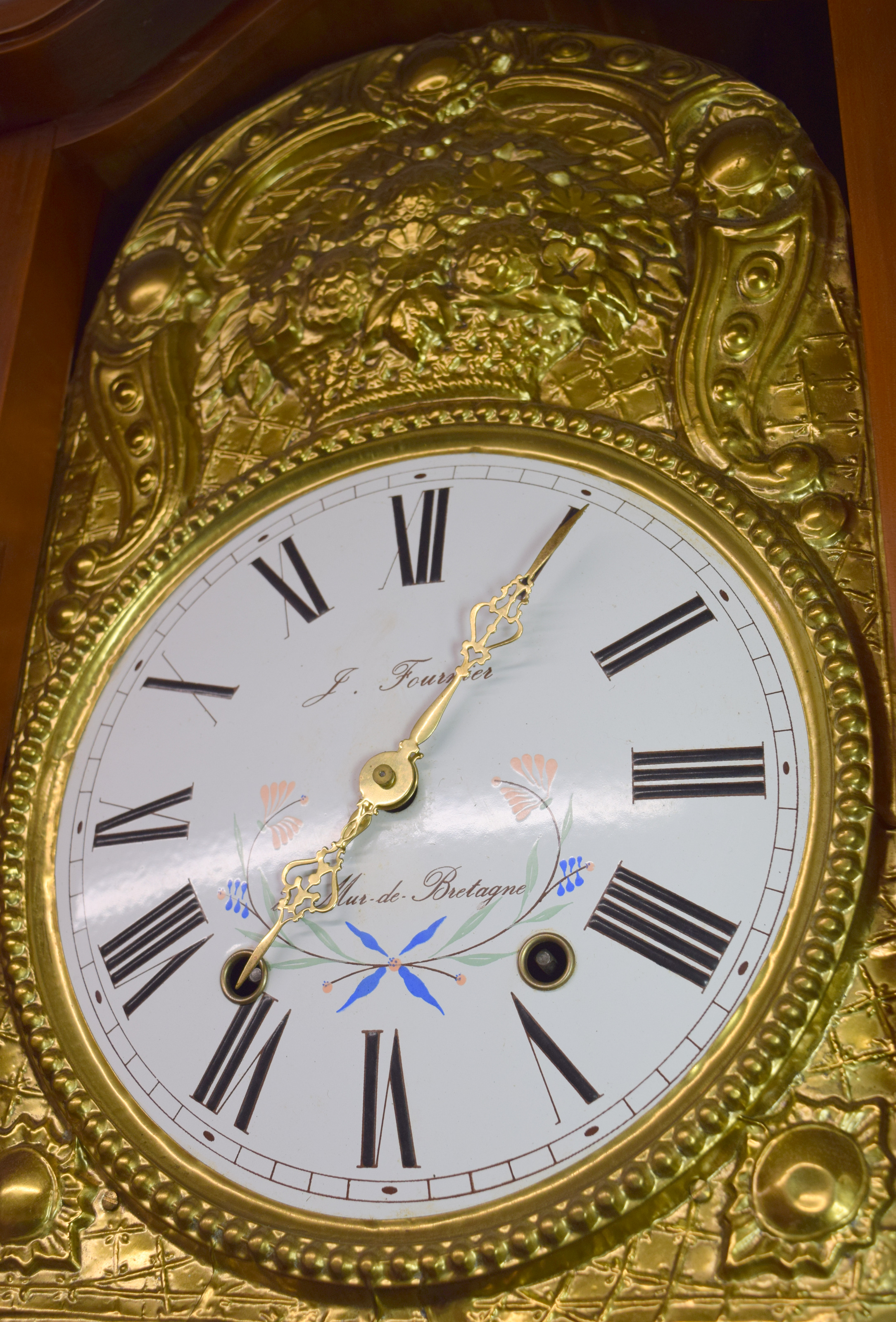 J. Fournier French Comtoise Long Case Clock ***RESERVE REDUCED 13.2.17*** - Bild 3 aus 6