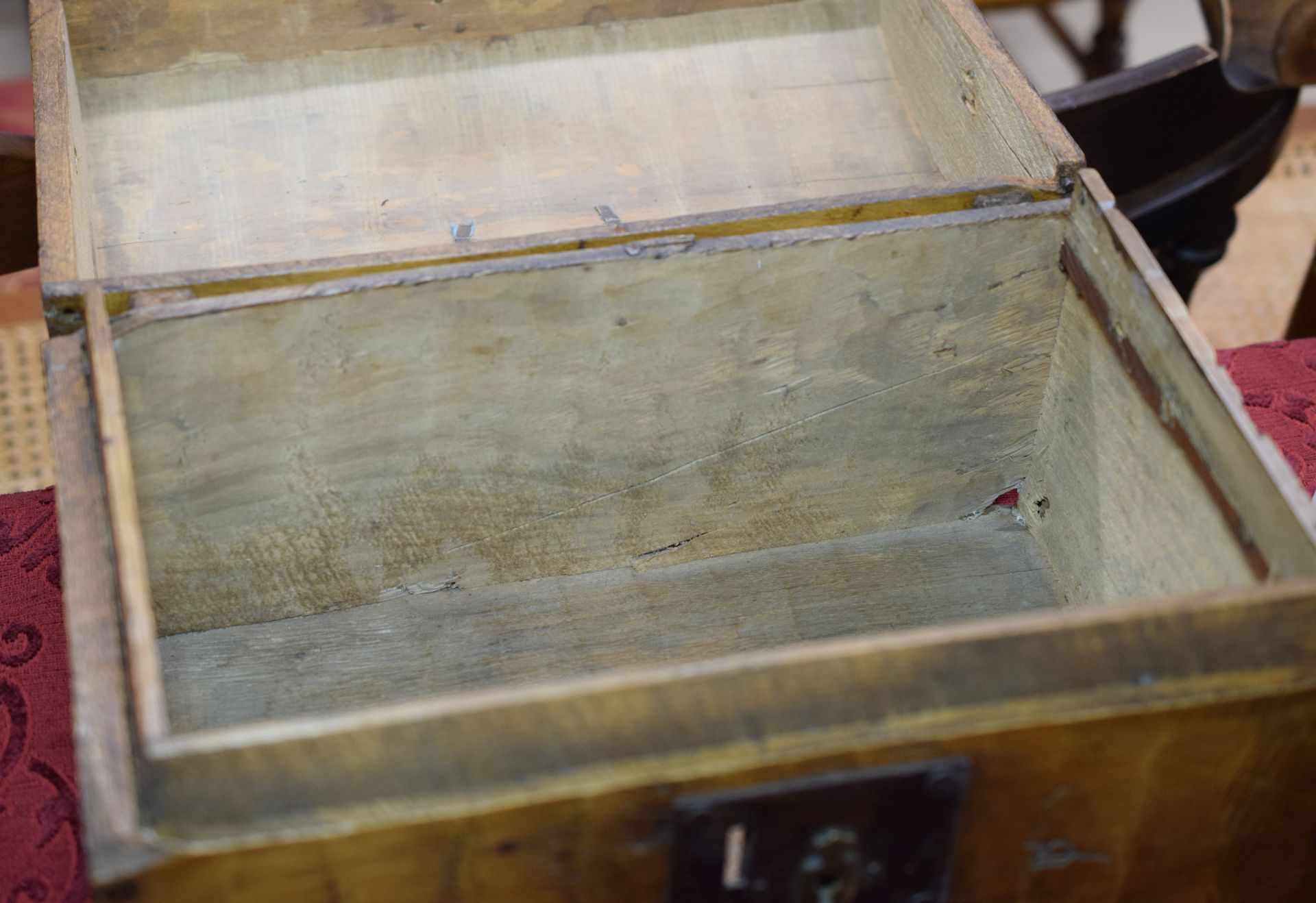 Antique Dome Topped Waxed Pine Chest - Image 3 of 7
