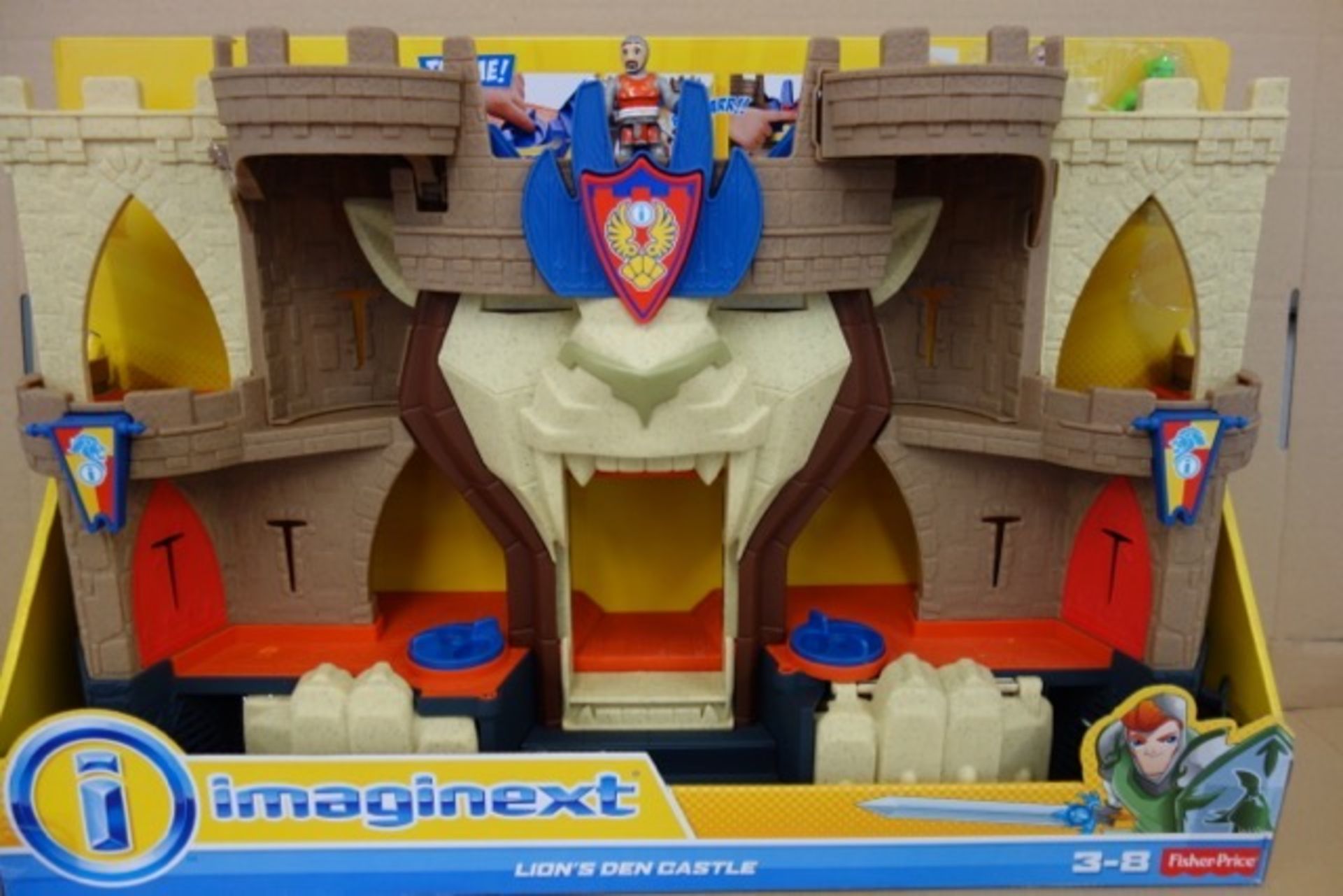 Pallet to contain 40 x Brand New Fisher Price Imaginext Large Lion's Den Castle Play Set. RRP £59 ea - Image 3 of 3