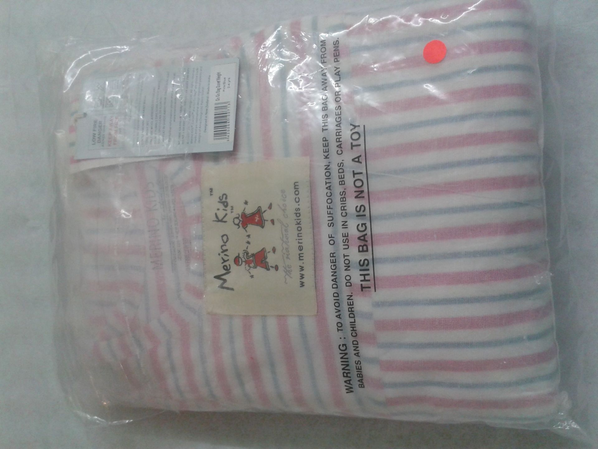 GO GO BAG DUVET WEIGHT PINK/BLUE (2-4 YRS)