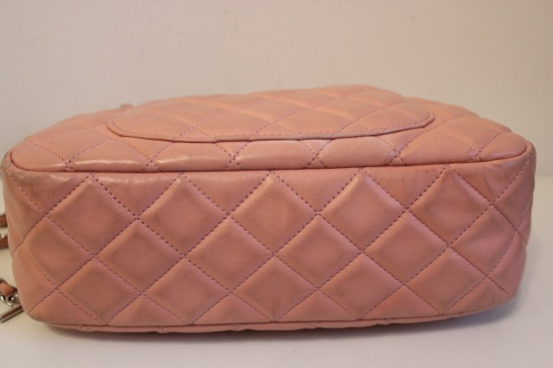CHANEL Shoulder Bag - Pale Pink Lambskin Leather Silver Hardware - Image 3 of 22