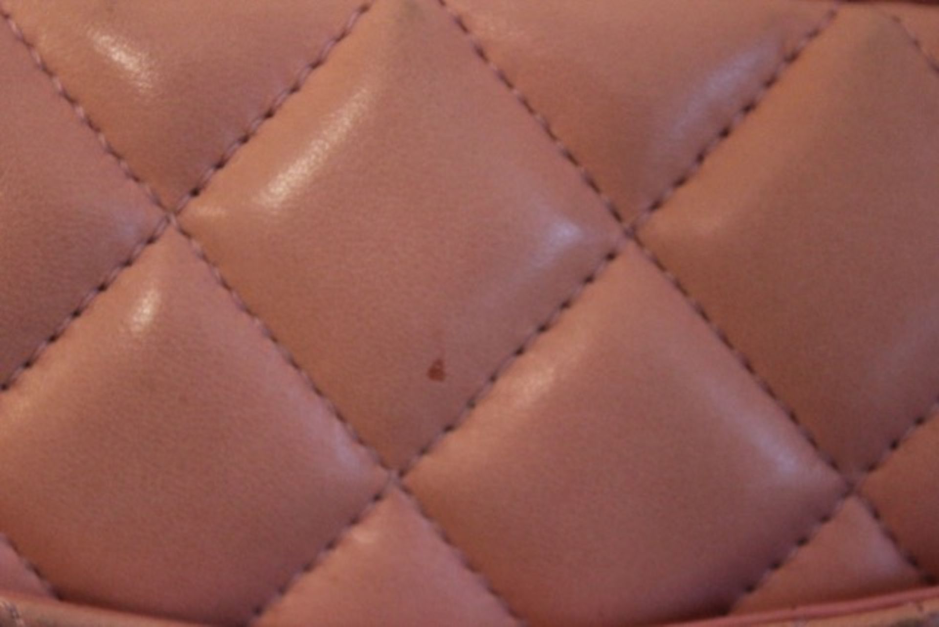 CHANEL Shoulder Bag - Pale Pink Lambskin Leather Silver Hardware - Image 6 of 22