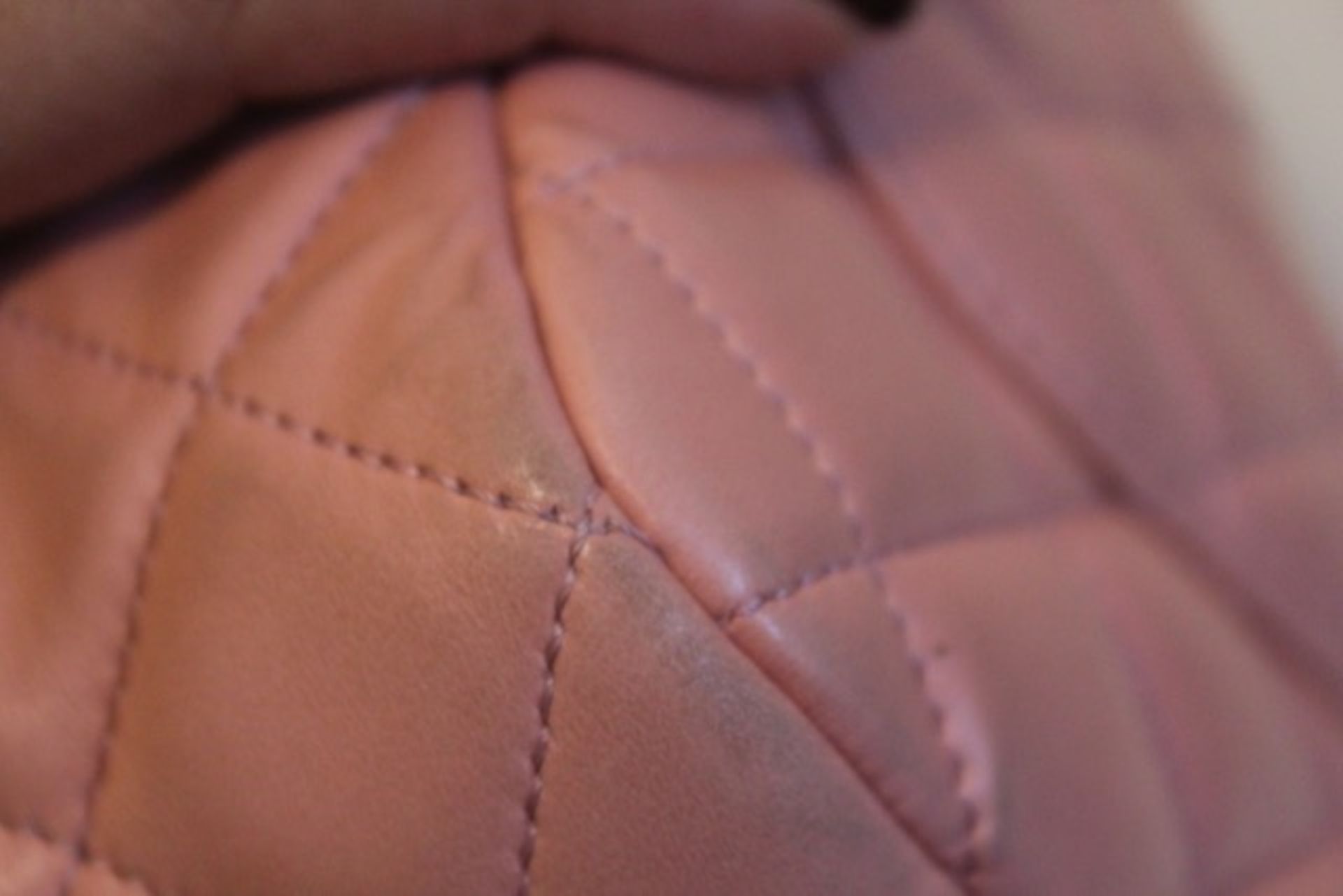 CHANEL Shoulder Bag - Pale Pink Lambskin Leather Silver Hardware - Image 8 of 22