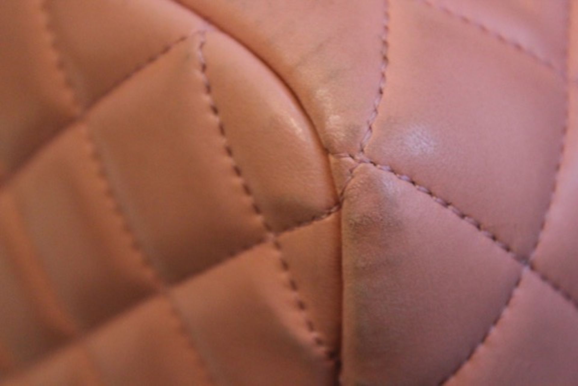 CHANEL Shoulder Bag - Pale Pink Lambskin Leather Silver Hardware - Image 7 of 22
