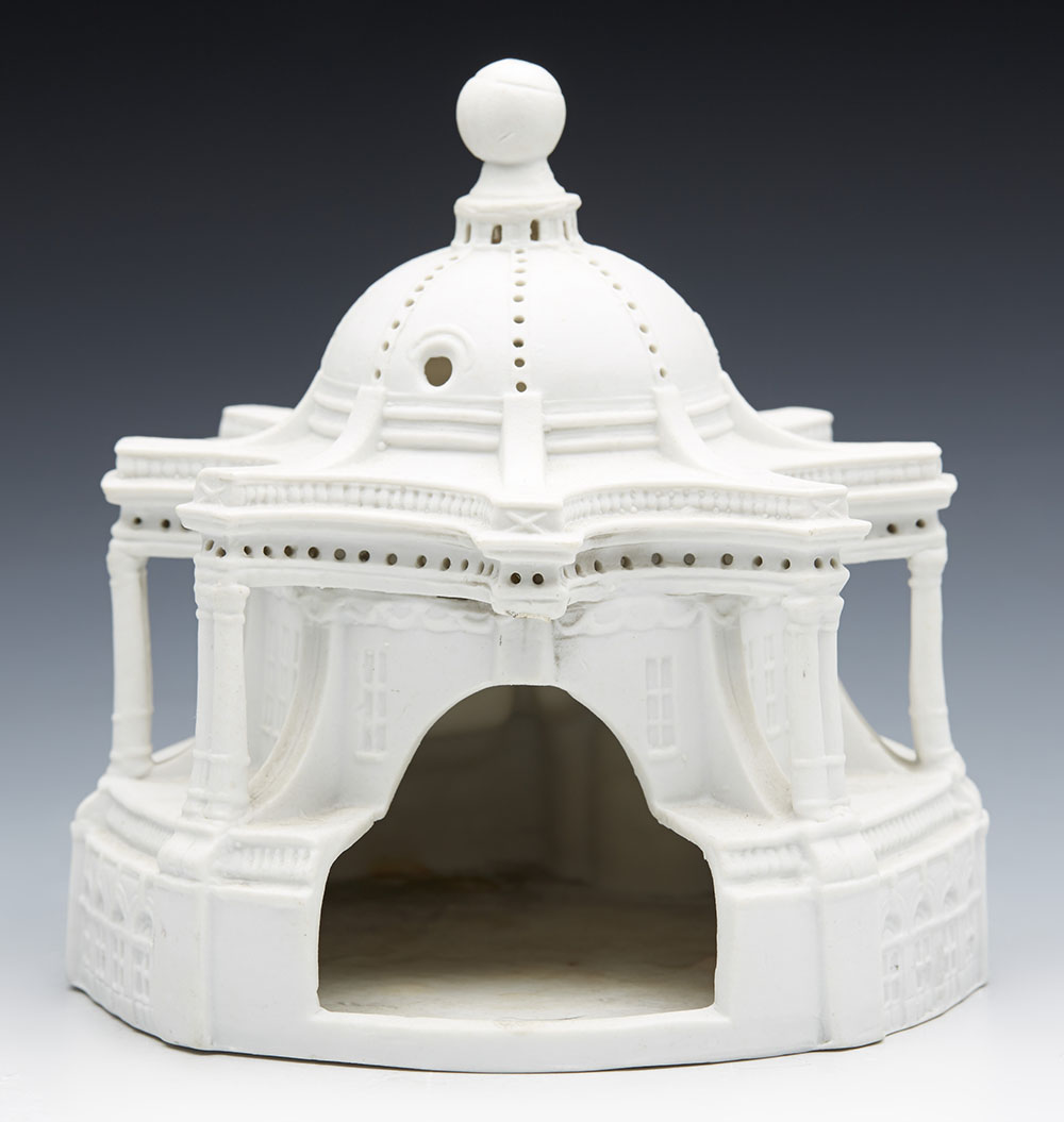 ANTIQUE PARIAN DAILY MAIL PAVILION NIGHT LIGHT c.1896 - Image 3 of 13