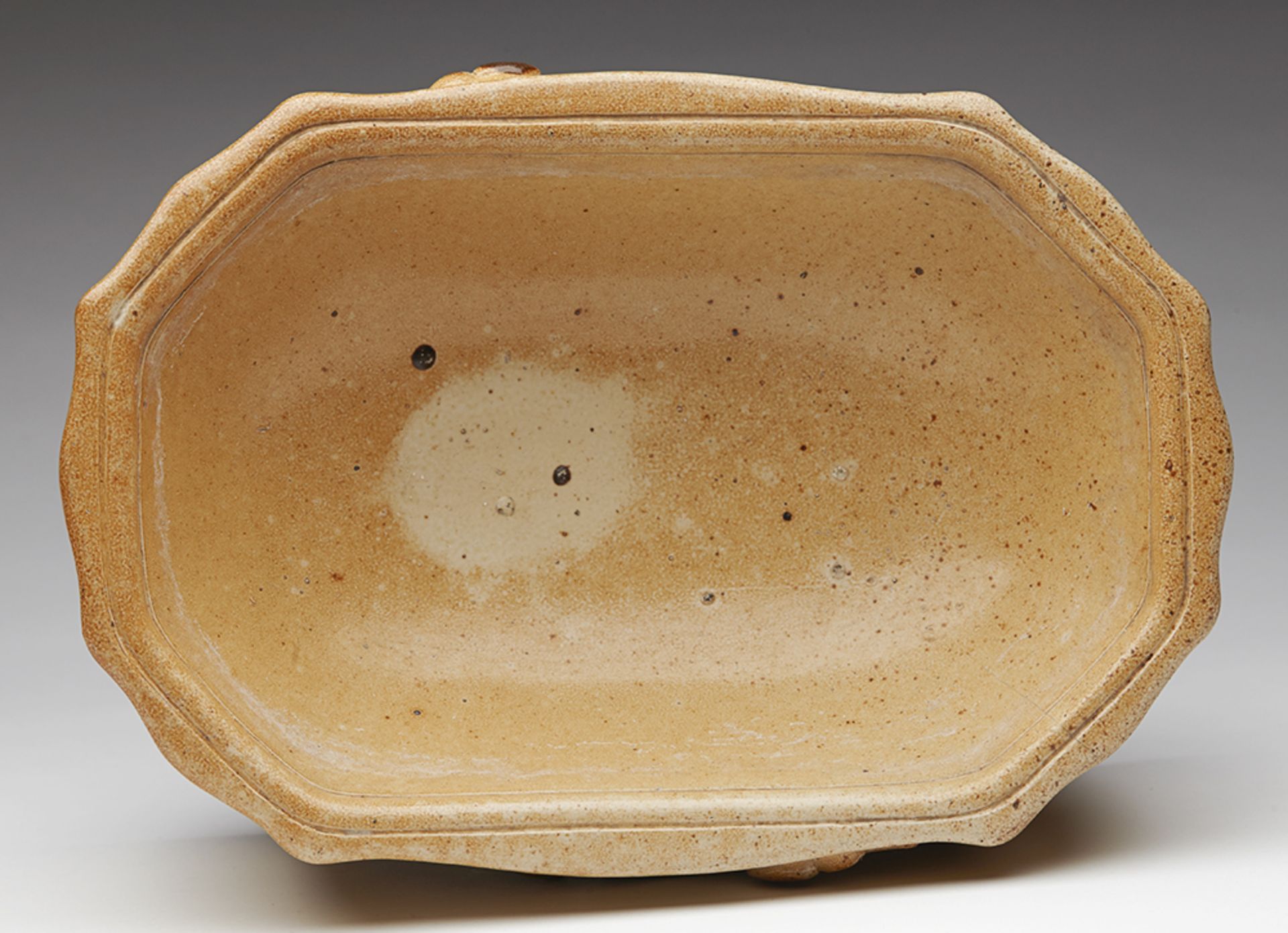 ANTIQUE BRAMPTON SALT GLAZED DOG BOWL C.1850 - Image 8 of 12