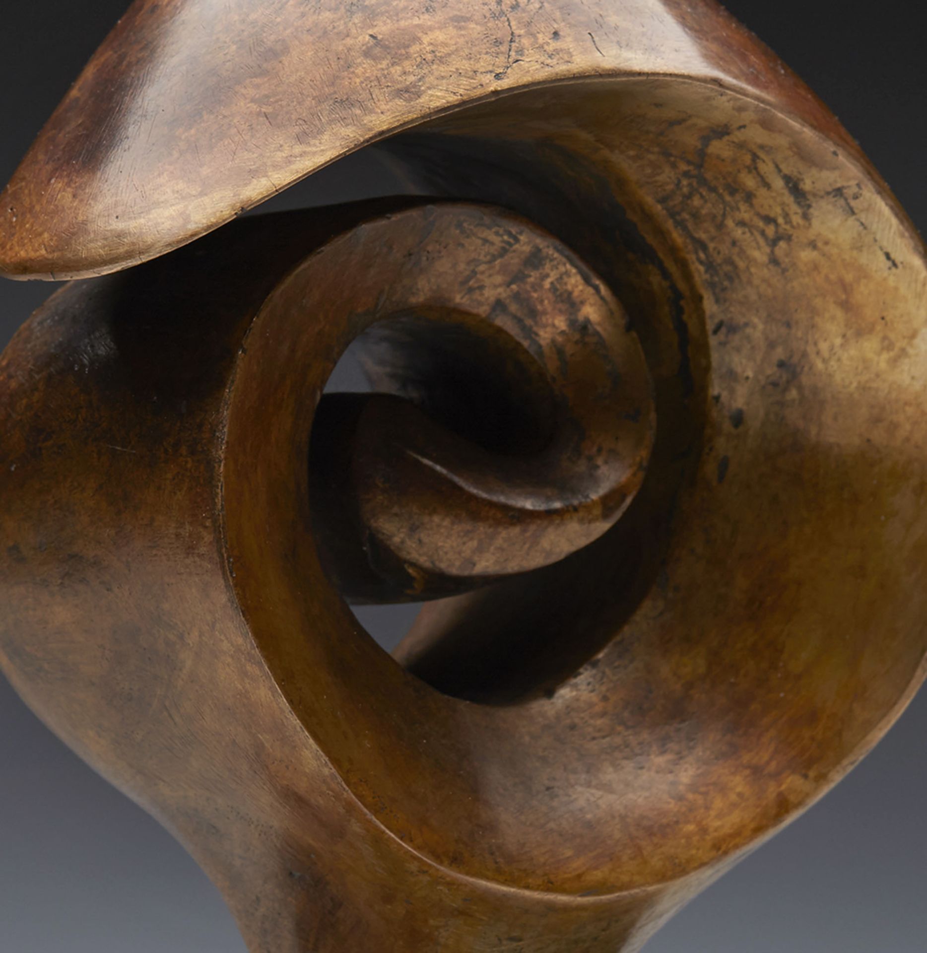Spiral Figure Ltd Edn Bronze Sculpture By John Farnham - Image 3 of 9