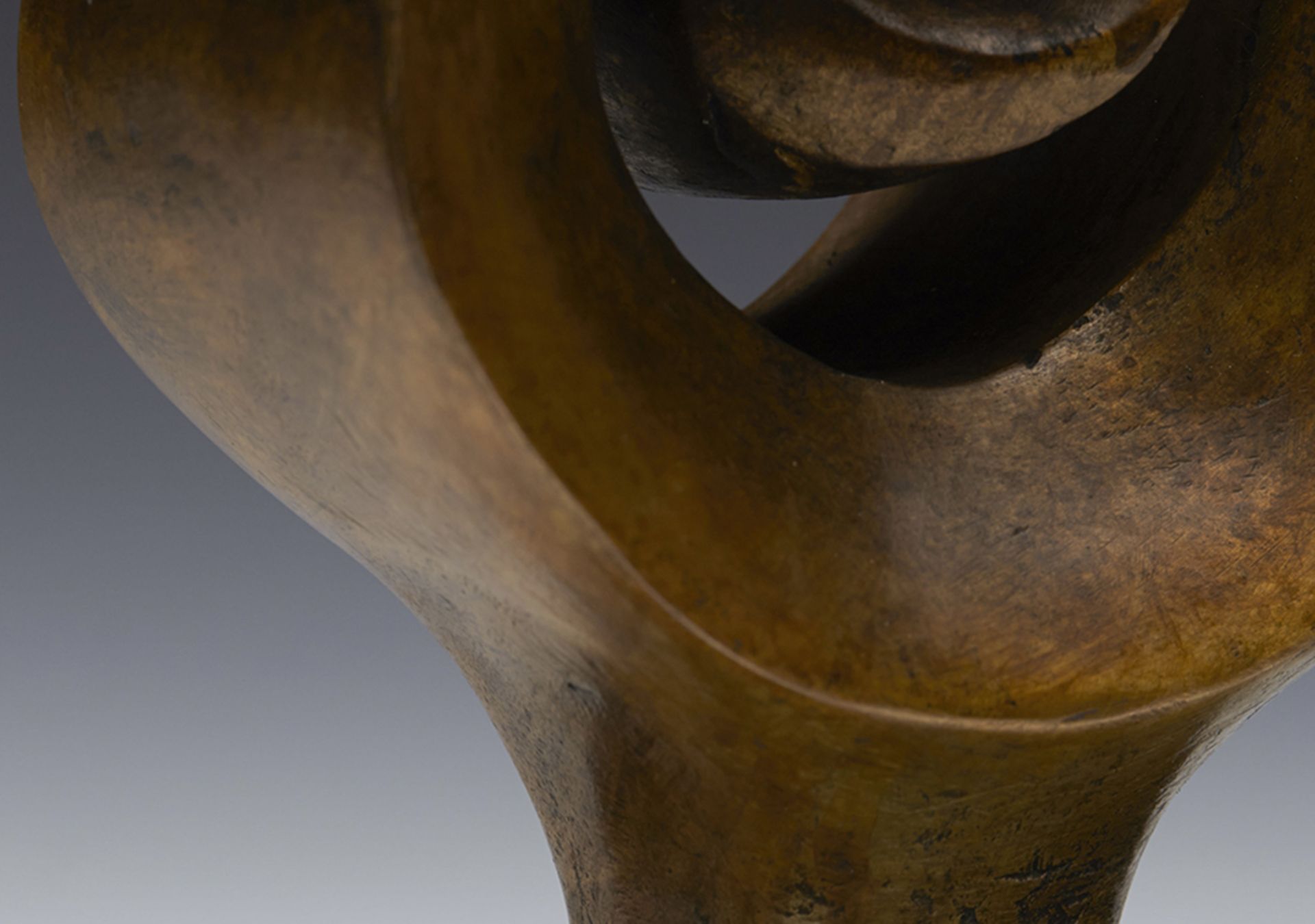 Spiral Figure Ltd Edn Bronze Sculpture By John Farnham - Image 5 of 9