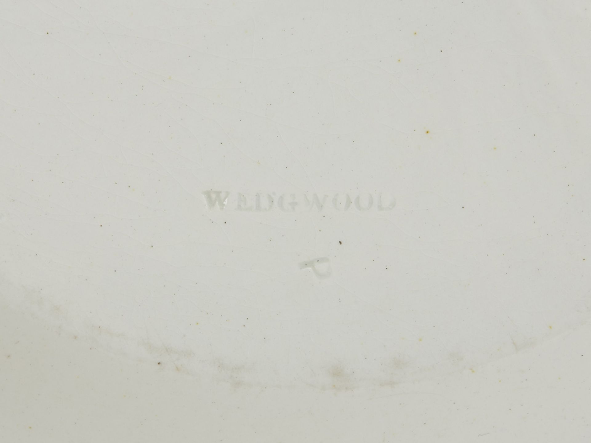 PAIR ANTIQUE WEDGWOOD MAJOLICA LEAF PLATES c.1860 - Image 6 of 7