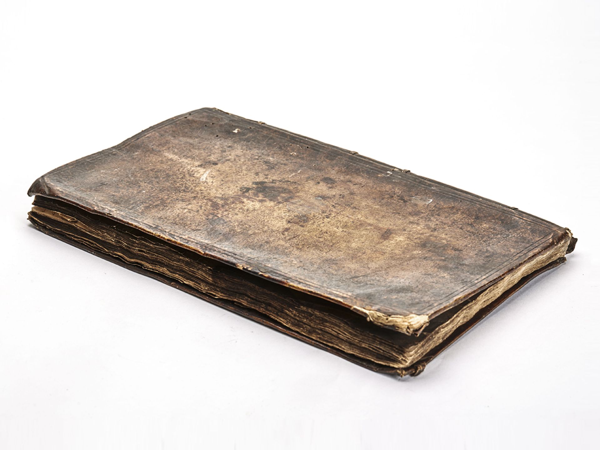 RARE LEATHER BOUND NAVAL SHIPS LOG BY JOHN BAGGALEY c.1769 ***Reserve Lowered 12:10 - 28.2.17** - Image 11 of 12