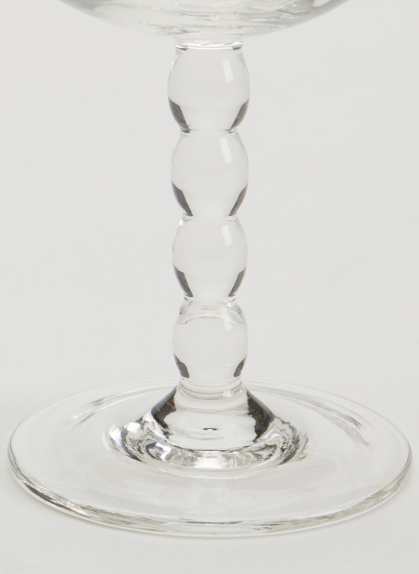 TWO VINTAGE VENETIAN WINE GLASSES 20TH C. - Image 2 of 3