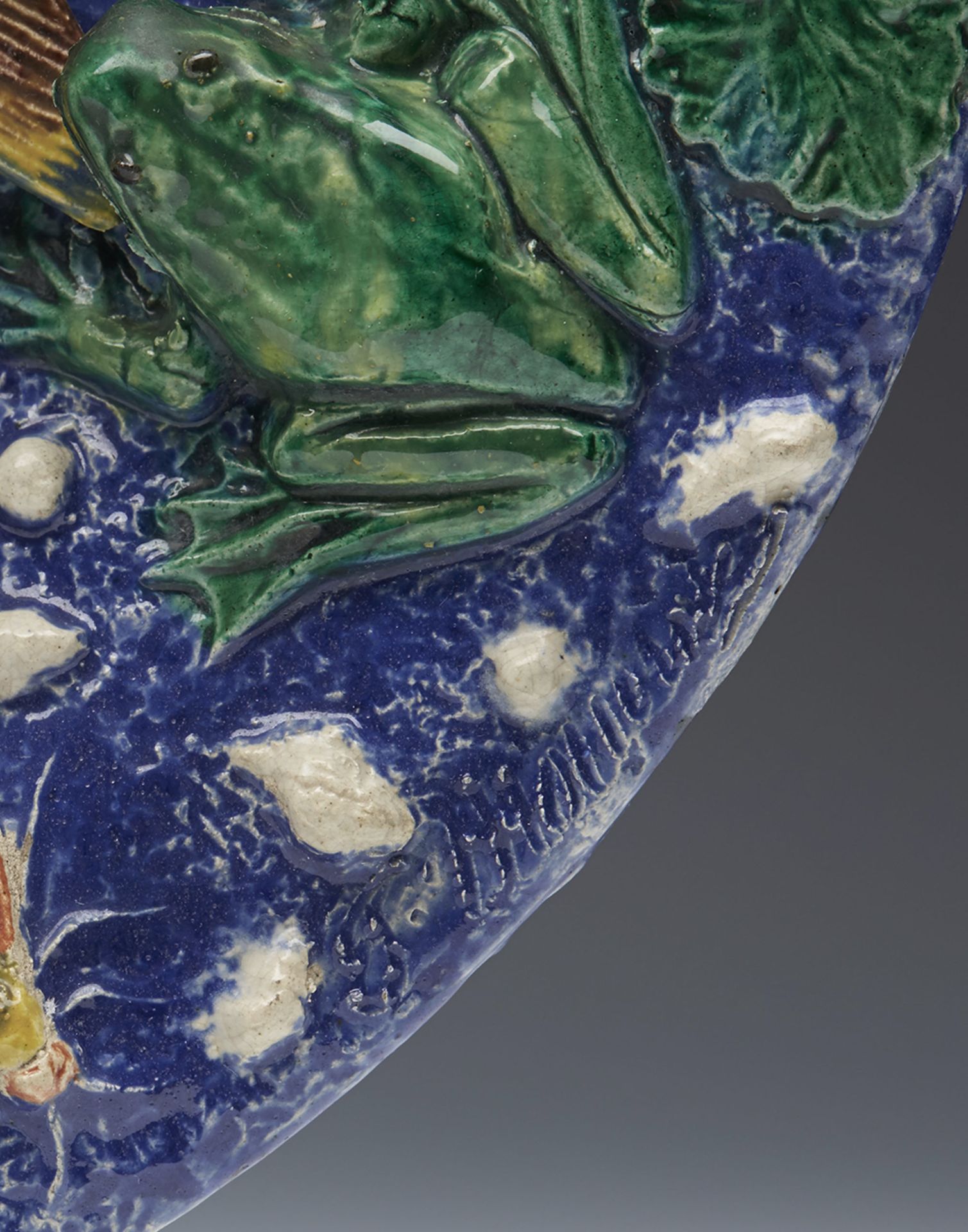 FRENCH PALISSY DISH C.1875-1885 - Image 3 of 10