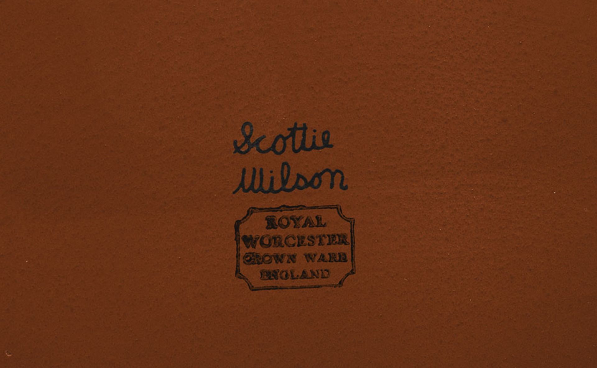 LARGE VINTAGE ROYAL WORCESTER PLATTER DESIGNED BY SCOTTIE WILSON c.1960 - Image 4 of 7