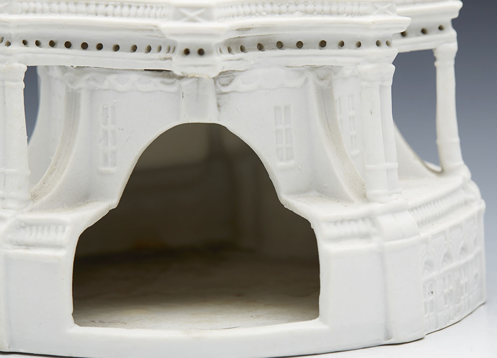 ANTIQUE PARIAN DAILY MAIL PAVILION NIGHT LIGHT c.1896 - Image 6 of 13