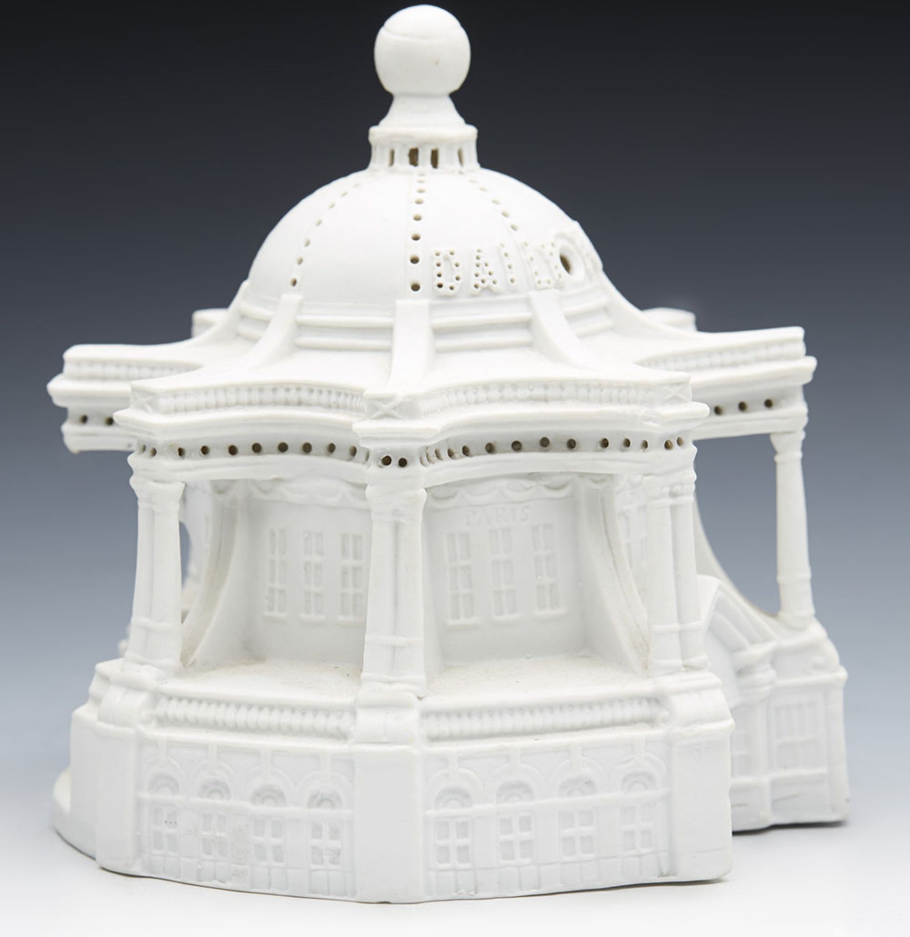 ANTIQUE PARIAN DAILY MAIL PAVILION NIGHT LIGHT c.1896 - Image 12 of 13