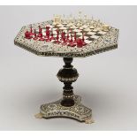 Exceptional & Rare Anglo-Indian Miniature Games Table 19 C.