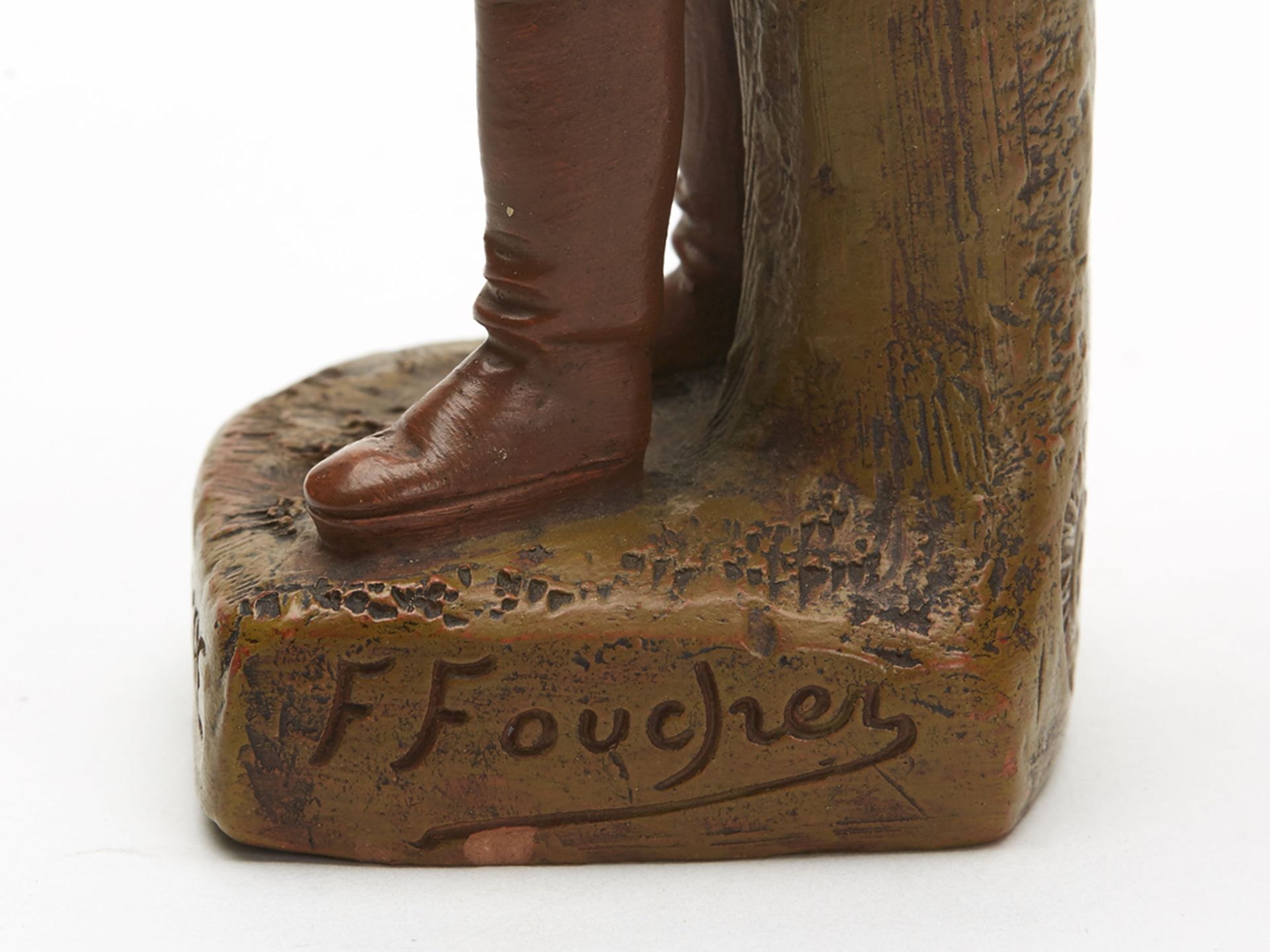 RARE FONTAINE & DURIEUX JOFFRE FIGURE BY F FOUCHER c.1914 - Image 7 of 9