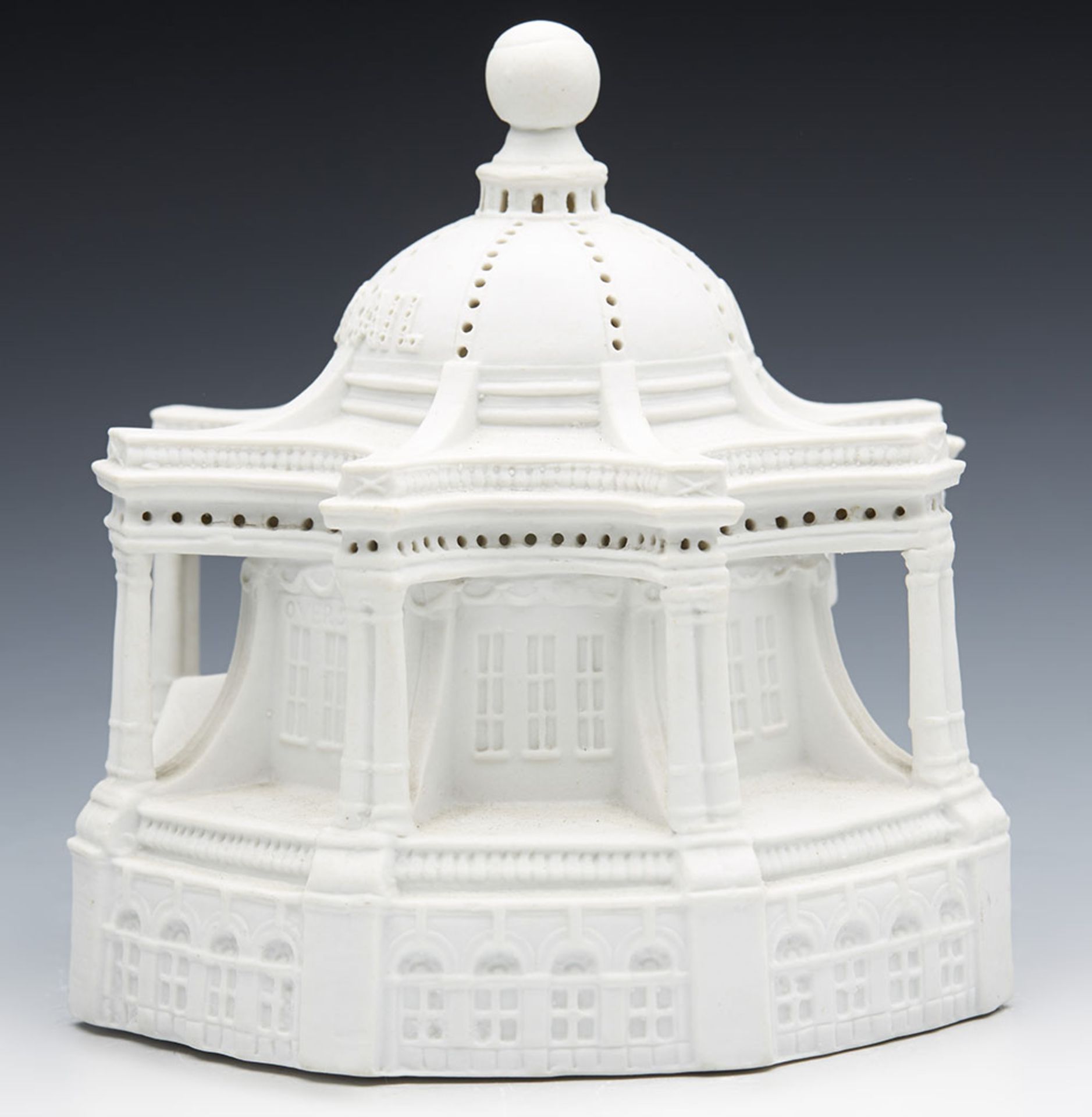 ANTIQUE PARIAN DAILY MAIL PAVILION NIGHT LIGHT c.1896 - Image 5 of 13