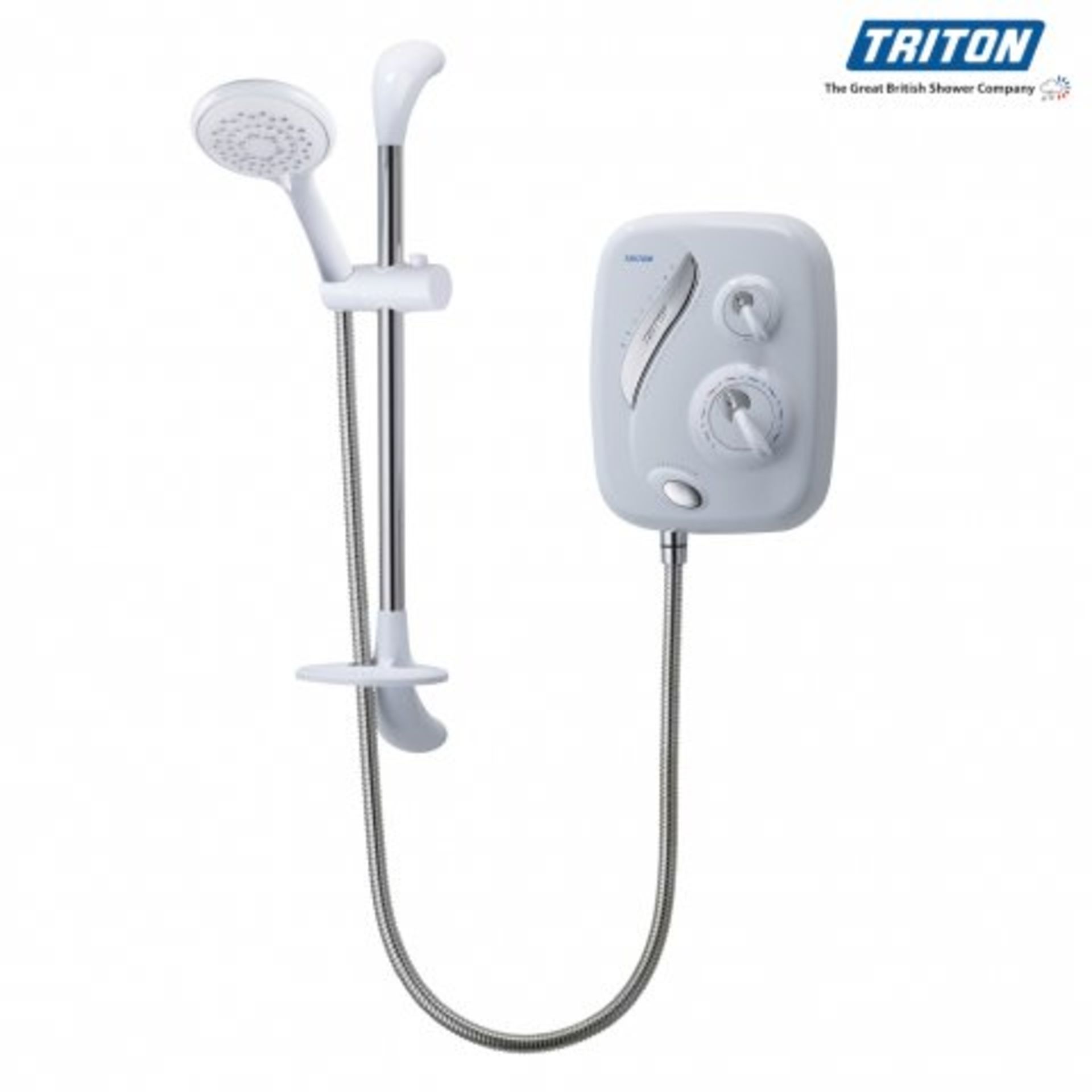 (AA46) Triton AS2000XT Thermostatic Power Shower - White. RRP £299.99. These sleek showers are