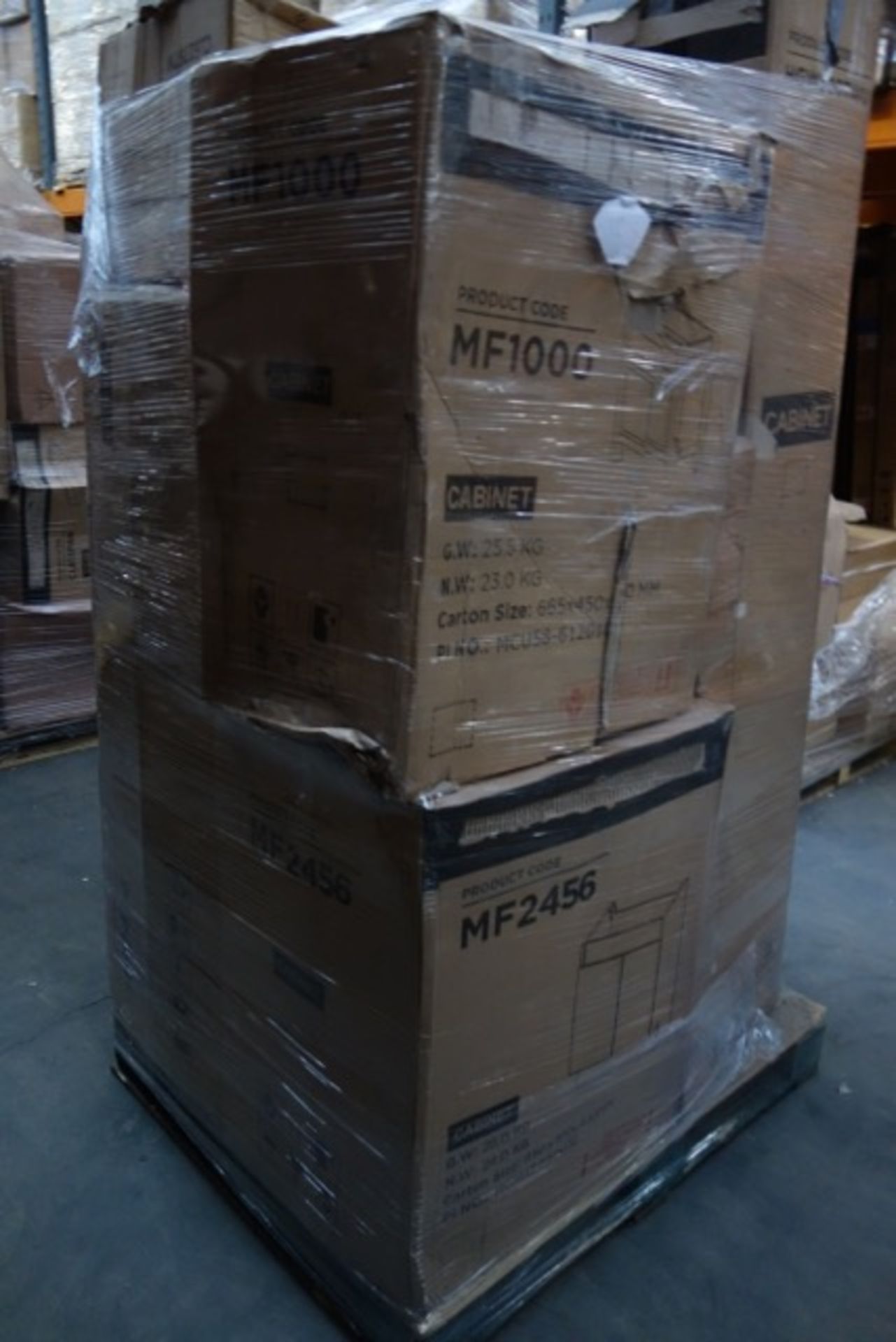 (NR51) PALLET CONTAINING 18 x ITEMS OF VARIOUS BATHROOM STOCK TO INCLUDE: VANITY UNIT, TOILET - Image 4 of 4