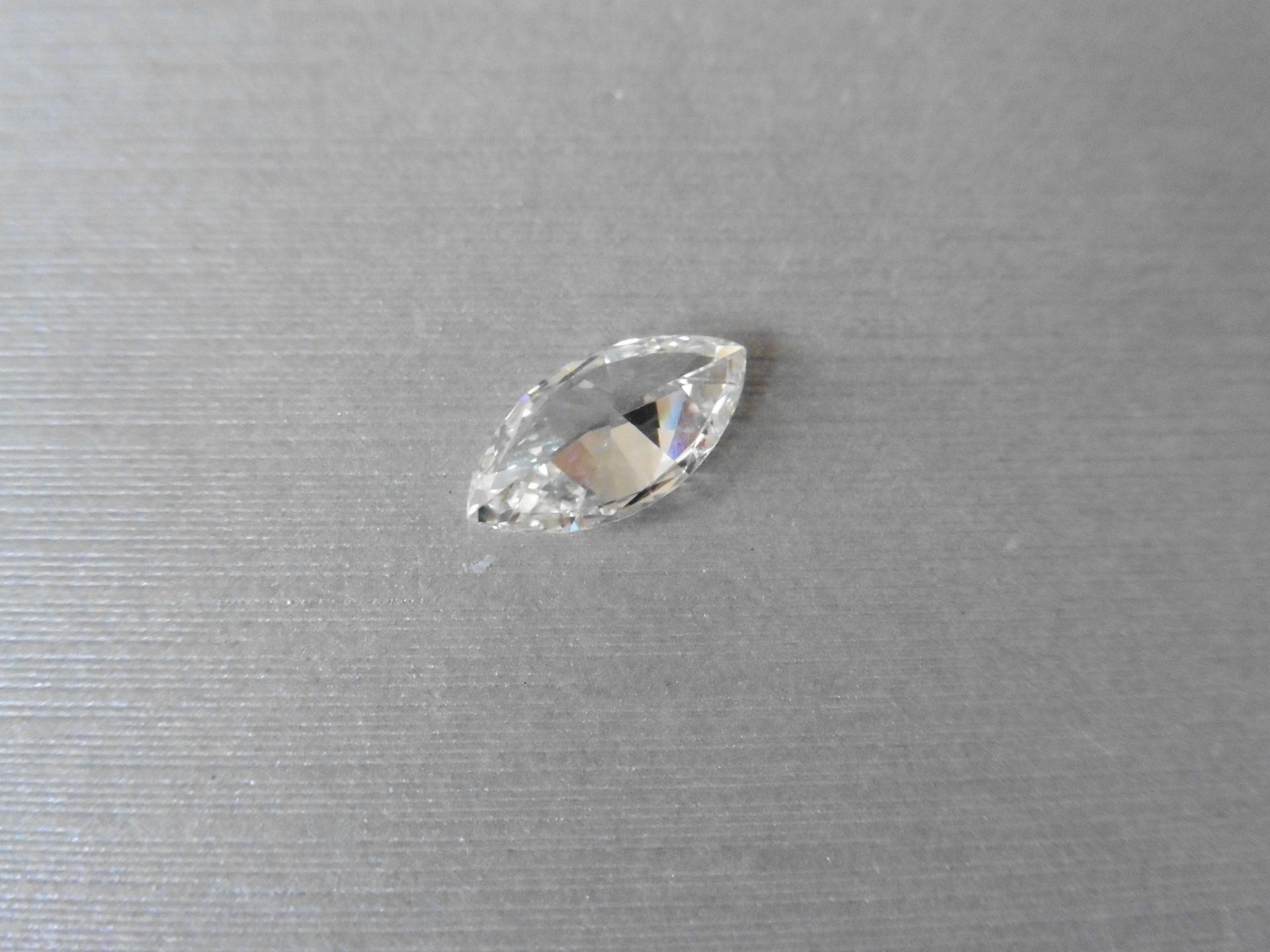 1.74ct single marquise cut diamond. Measurements 12.30 x 6.21 x 3.96mm. H colour, VS1 clarity. - Image 2 of 5