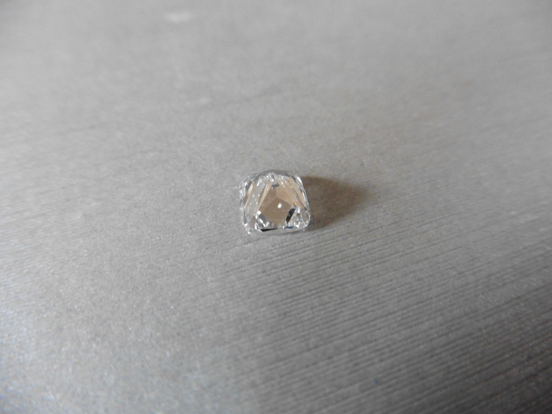 1.21ct cushion cut diamond, F colour and VS2 clarity. Measures 6.54 x 6.06 x 4.15mm. GIA certificate - Image 3 of 6