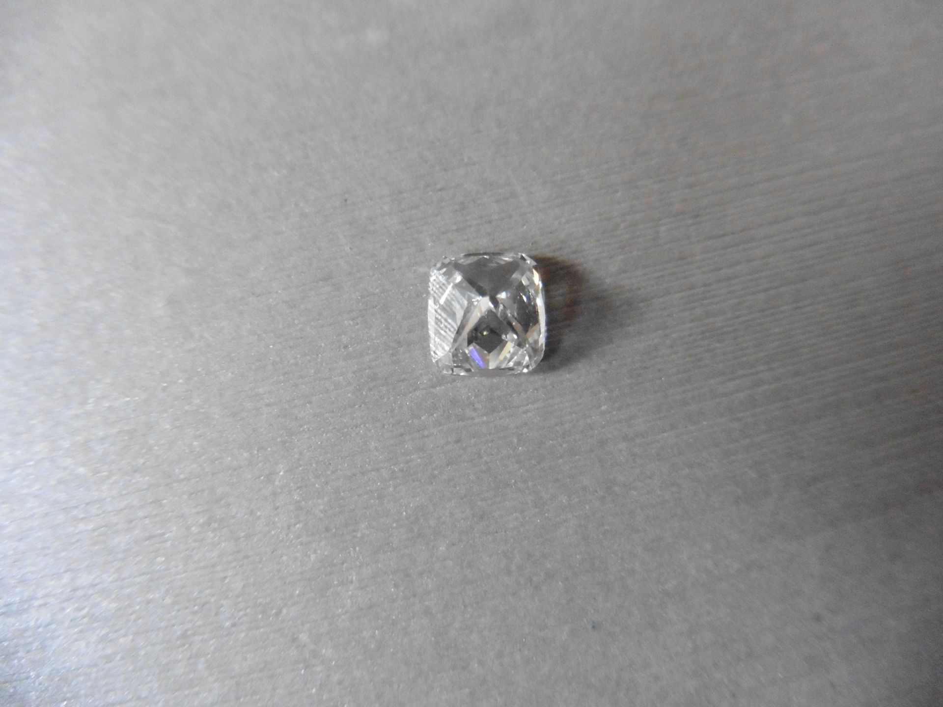 1.21ct cushion cut diamond, F colour and VS2 clarity. Measures 6.54 x 6.06 x 4.15mm. GIA certificate - Image 4 of 6