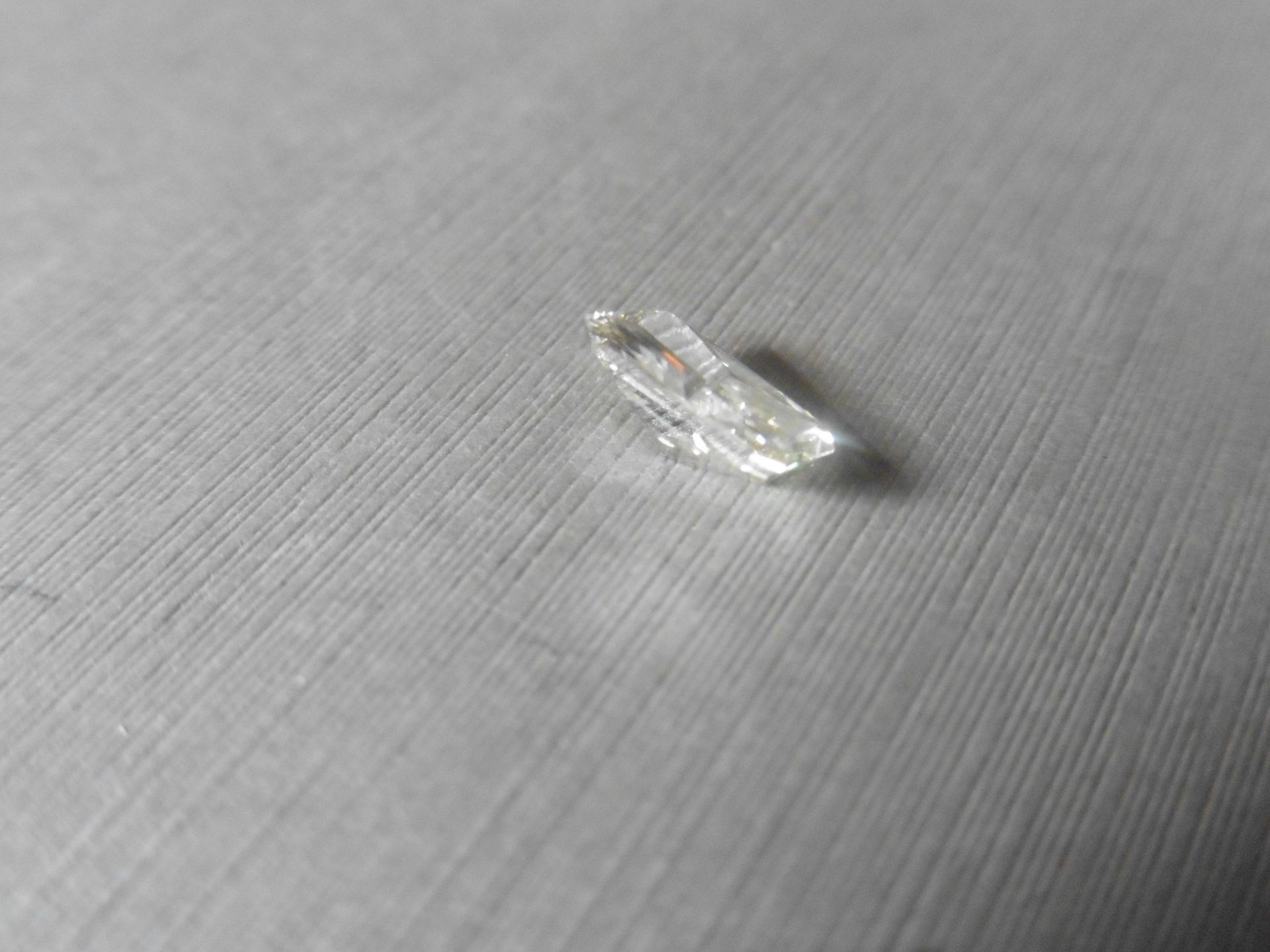 1.19ct loose radiant cut diamond. K colour, VVS2 clarity. 7.74 x 5.36 x 3.25mm.