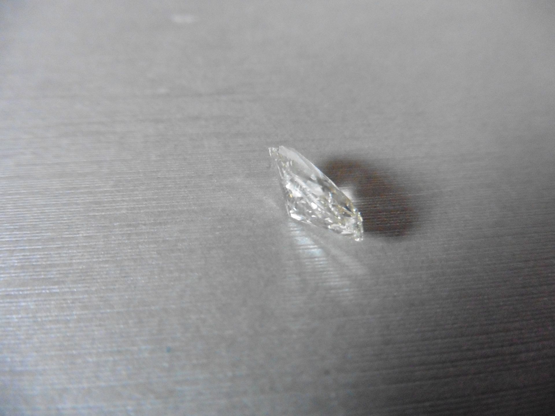 2.35ct marquise cut diamond. Colour, VS clarity. Measures 12.89 x 6.62 x 4.09mm. - Image 2 of 5