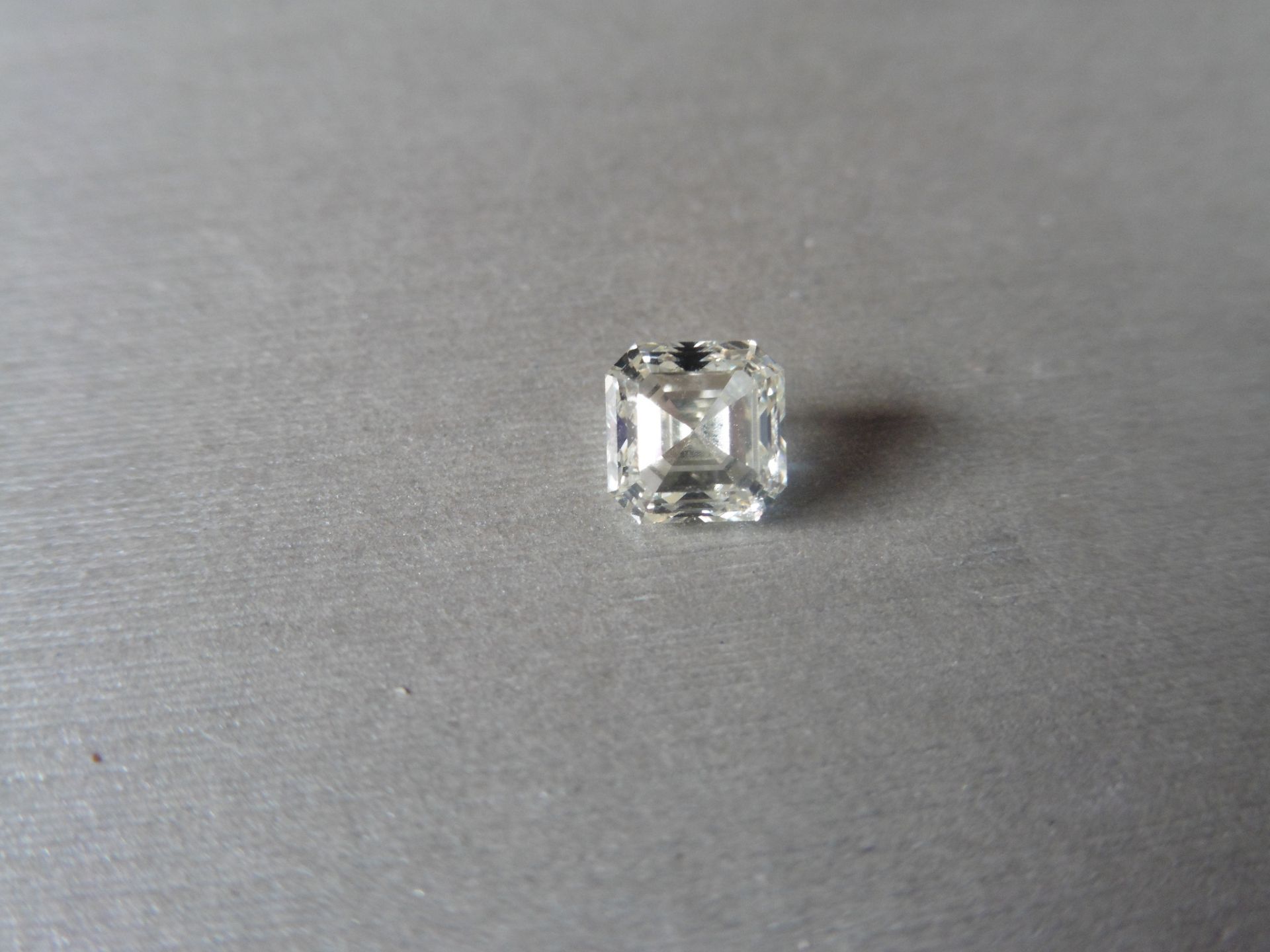 1.12ct loose square emerald cut diamond. J colour, VVS2 clarity. 5.58 x 5.61 x 3.83mm. - Image 4 of 4