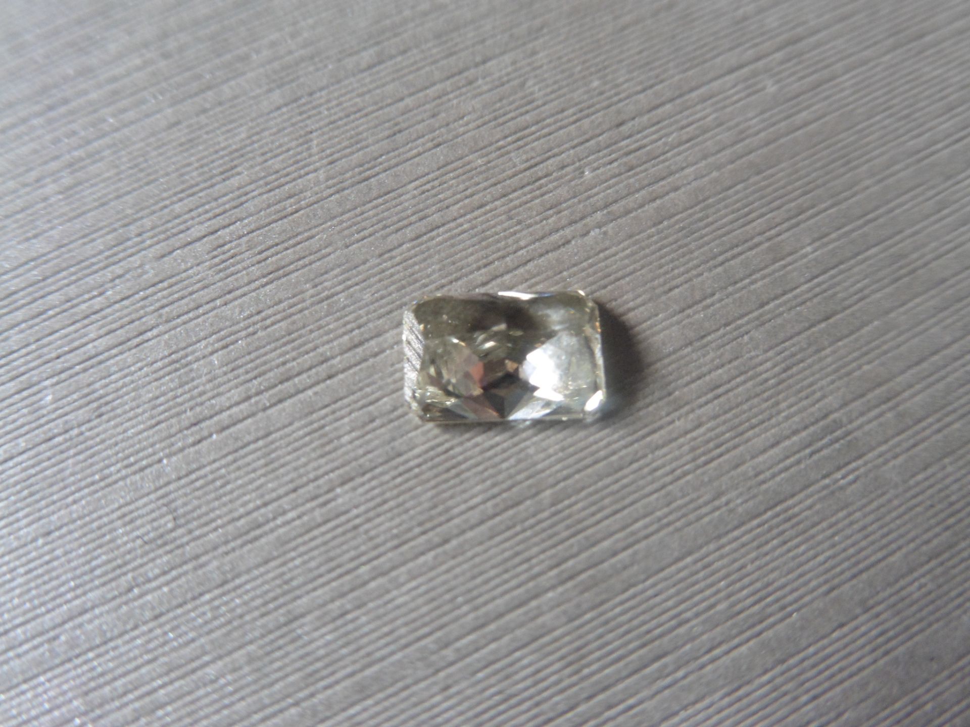 1.19ct loose radiant cut diamond. K colour, VVS2 clarity. 7.74 x 5.36 x 3.25mm. - Image 3 of 4