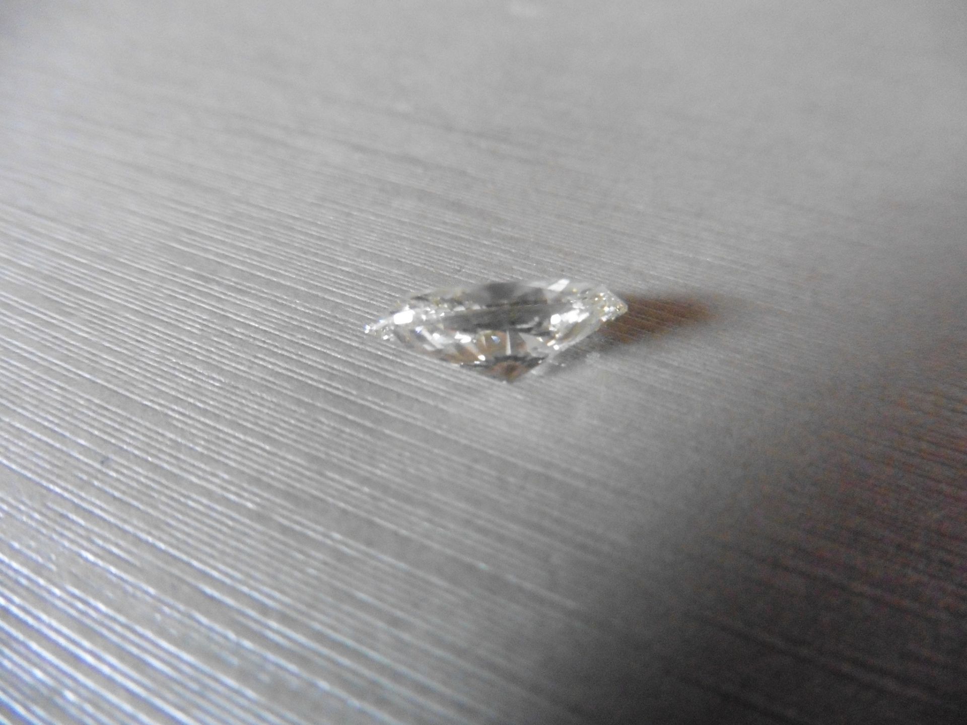 2.35ct marquise cut diamond. Colour, VS clarity. Measures 12.89 x 6.62 x 4.09mm. - Image 3 of 5