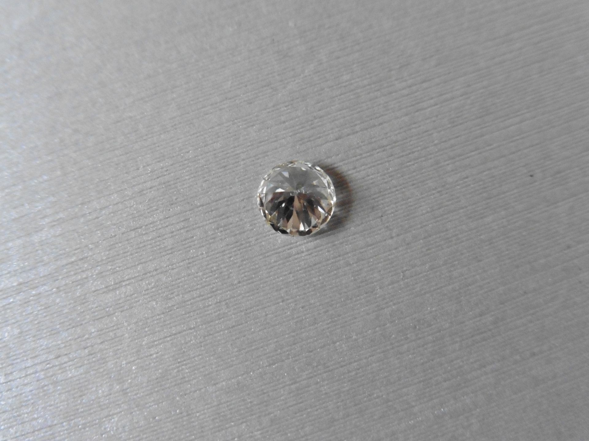 1.21ct single brilliant cut diamond, K colour VS2 clarity. 6.79 mm x 6.81mm x 4.22mm. - Image 3 of 5