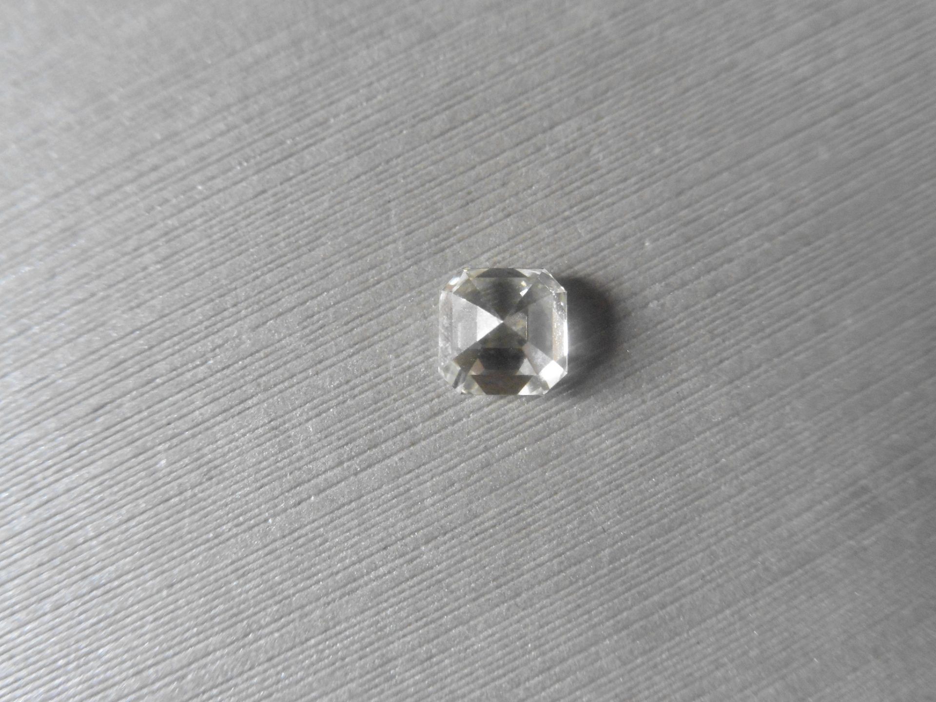 1.12ct loose square emerald cut diamond. J colour, VVS2 clarity. 5.58 x 5.61 x 3.83mm. - Image 3 of 4