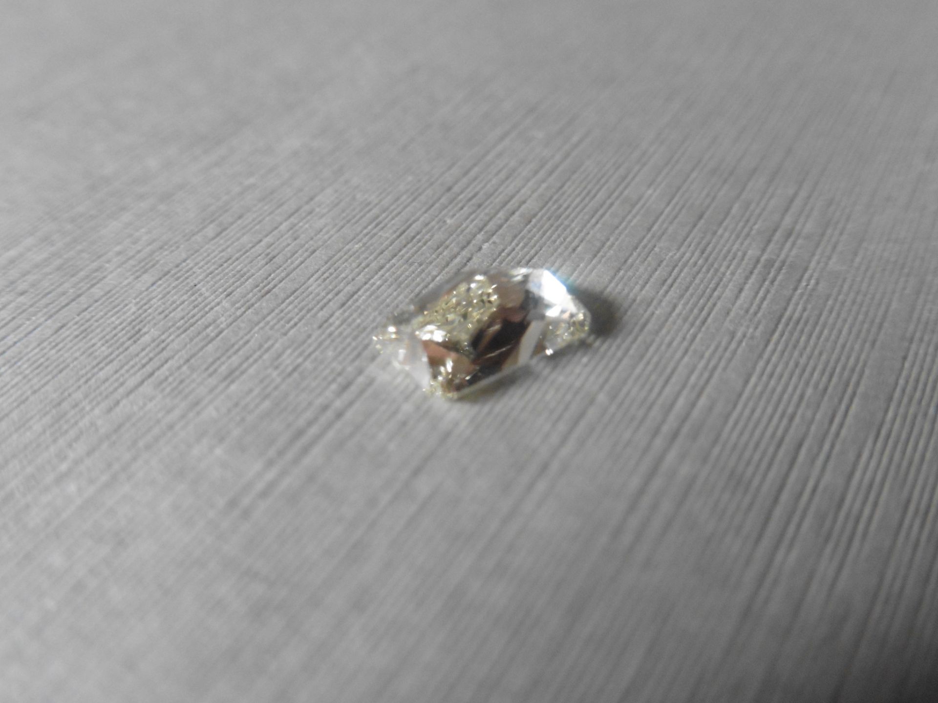 1.19ct loose radiant cut diamond. K colour, VVS2 clarity. 7.74 x 5.36 x 3.25mm. - Image 2 of 4