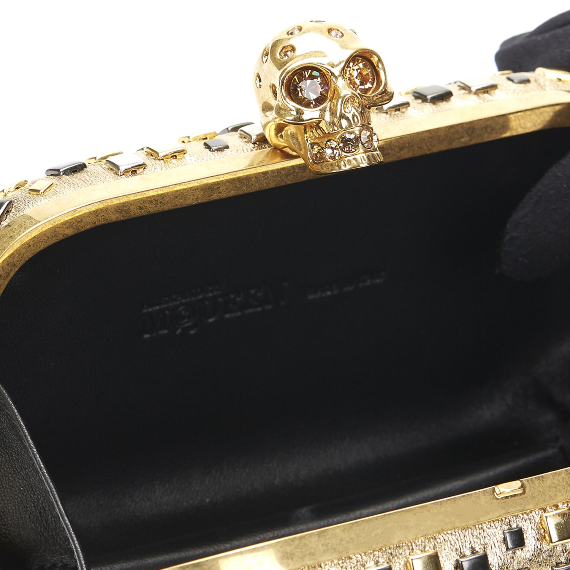 ALEXANDER MCQUEEN Skull Box Clutch - Image 8 of 12