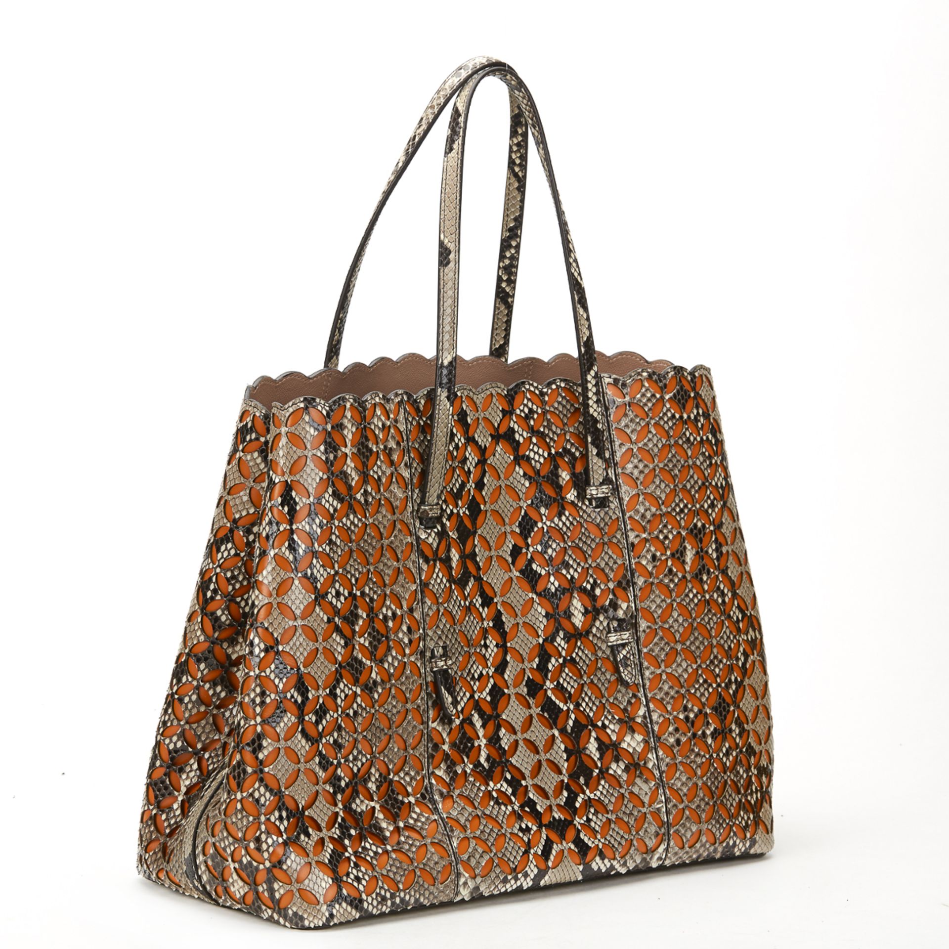 ALAIA Perforated Shopper - Image 4 of 9