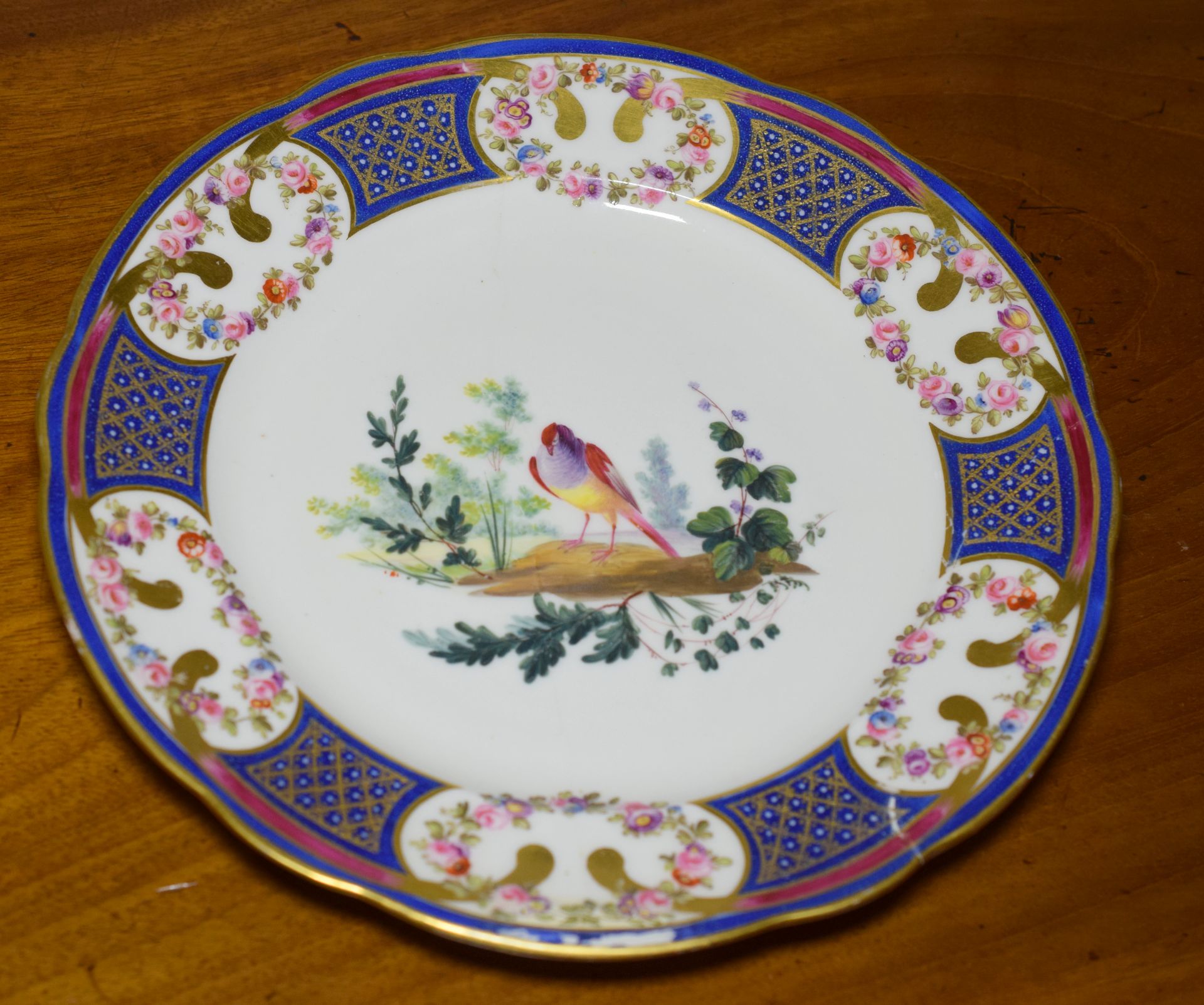 Nantgarw Hand-Painted Cabinet Plate c1815