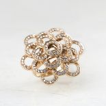 Carla Amorim 18k Rose Gold 0.73ct PavŽ Diamond Ring