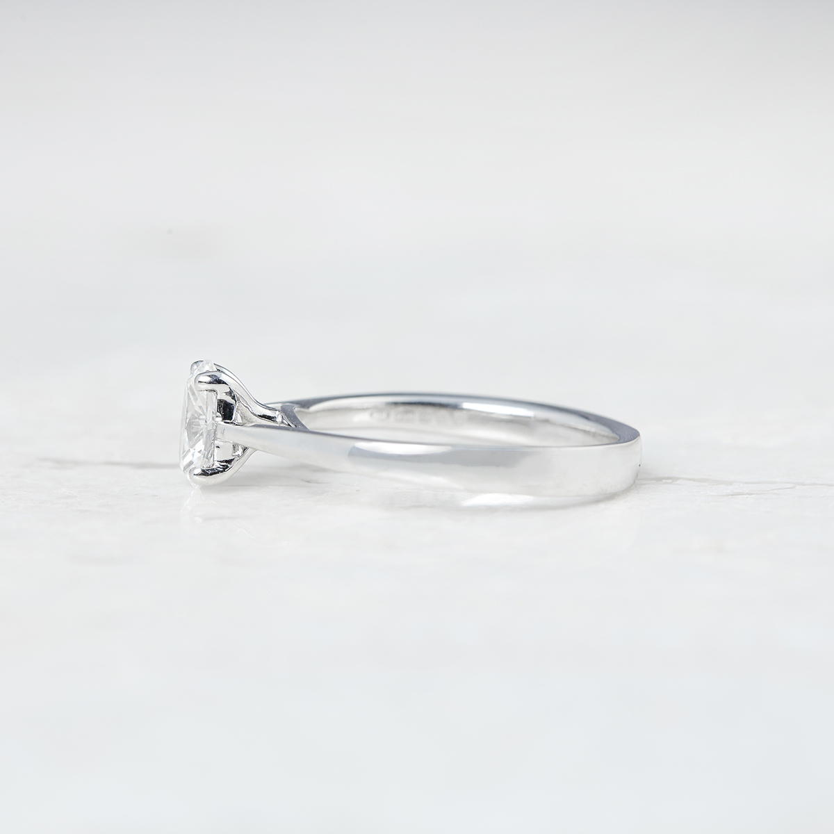 Mappin & Webb Platinum Oval Brilliant Cut 0.77ct Diamond Ring - Image 3 of 5