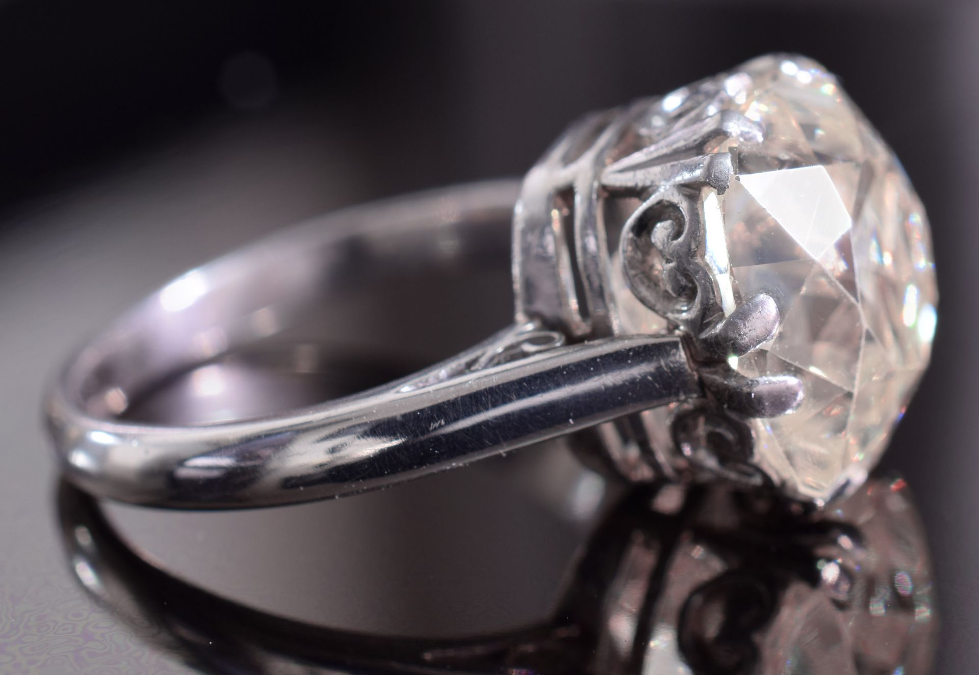 6.89 Carat Diamond Solitaire Ring - Image 5 of 10