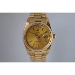 Rolex day date president 18ct solid gold