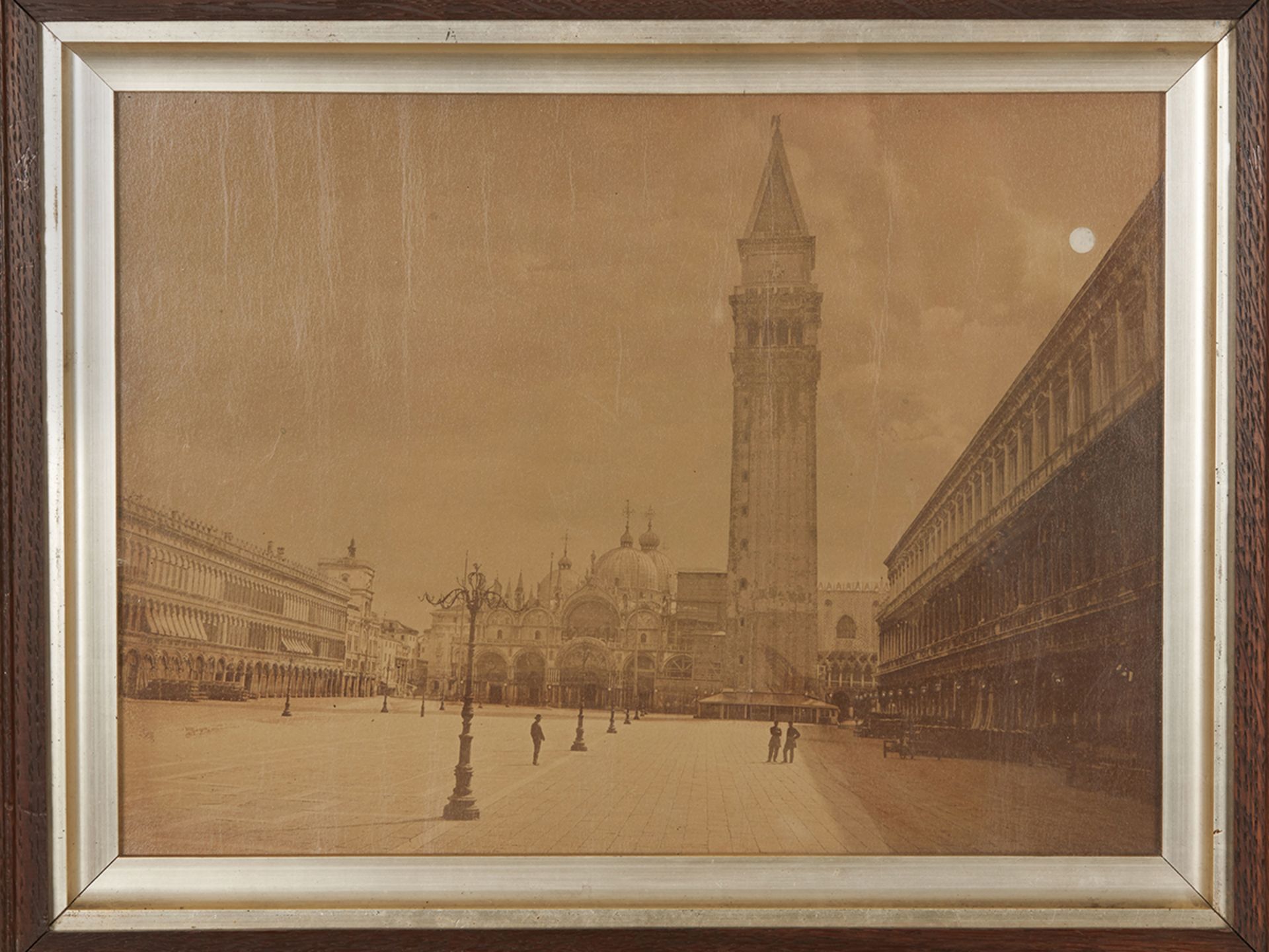 ANTIQUE PHOTOGRAPH, ST MARK'S BASILICA VENICE, 19TH CENTURY - Image 2 of 6