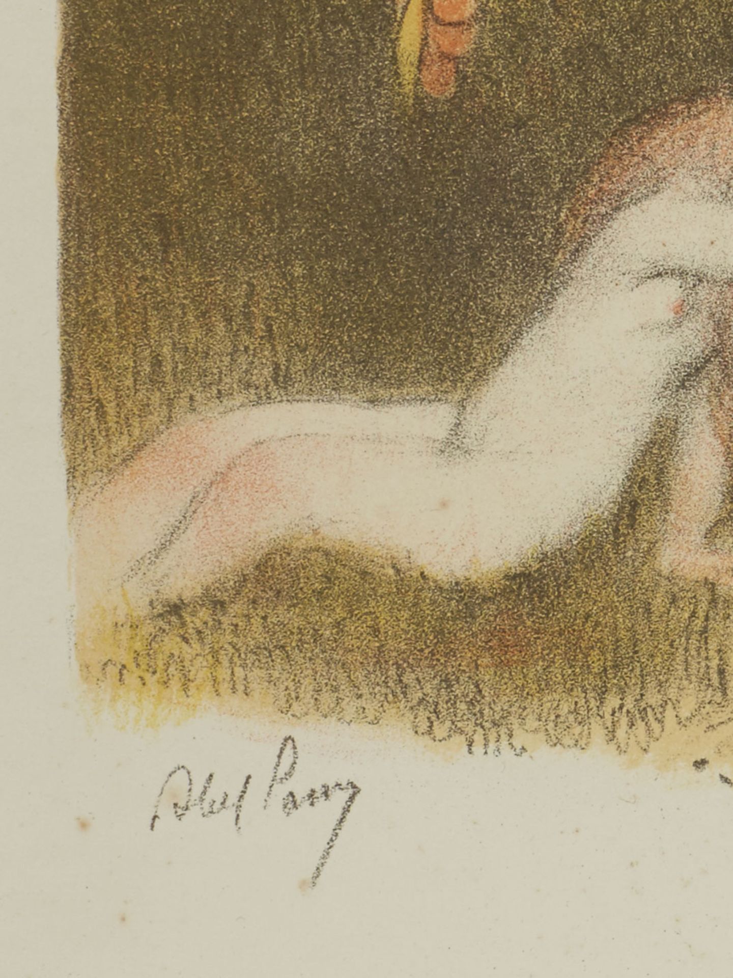 HANDMADE PRINT OF ADAM AND EVE, SIGNED PARRY, 20TH C. - Image 3 of 7