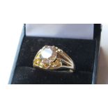 An 18ct Yellow Gold Diamond Solitaire Ring